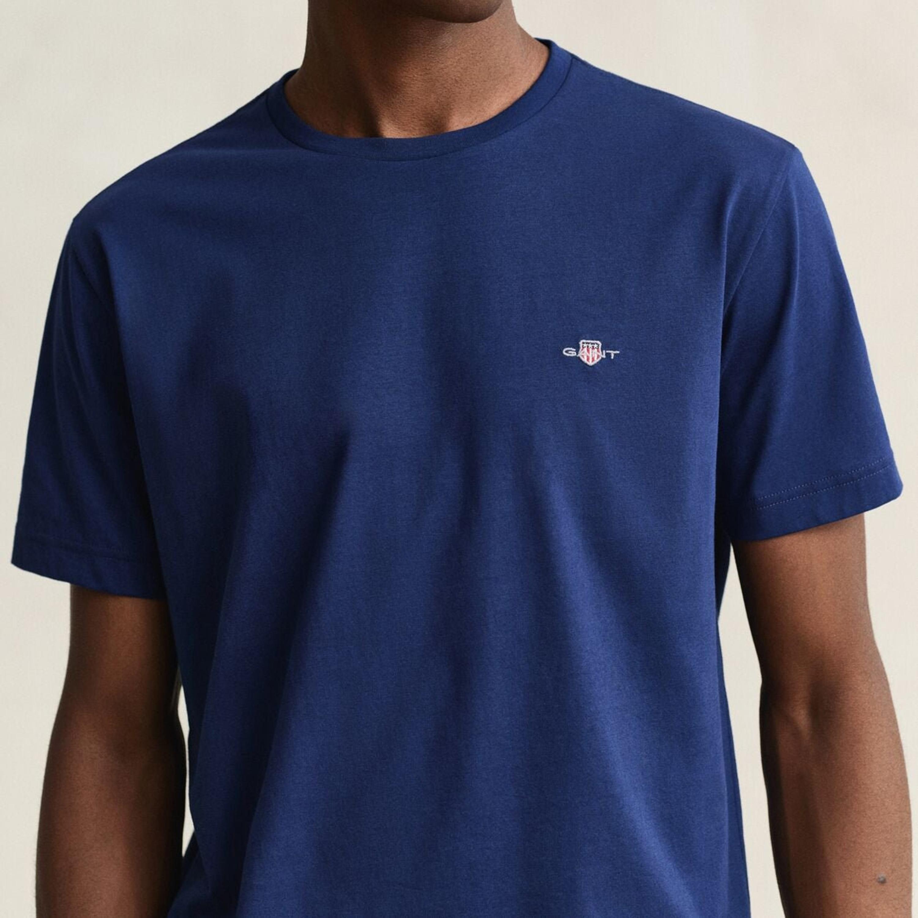 تي-شيرت جانت لوجو بأكمام قصيرة وياقة دائرية-men-clothing-tshirtsandpolos-tshirts-image-3