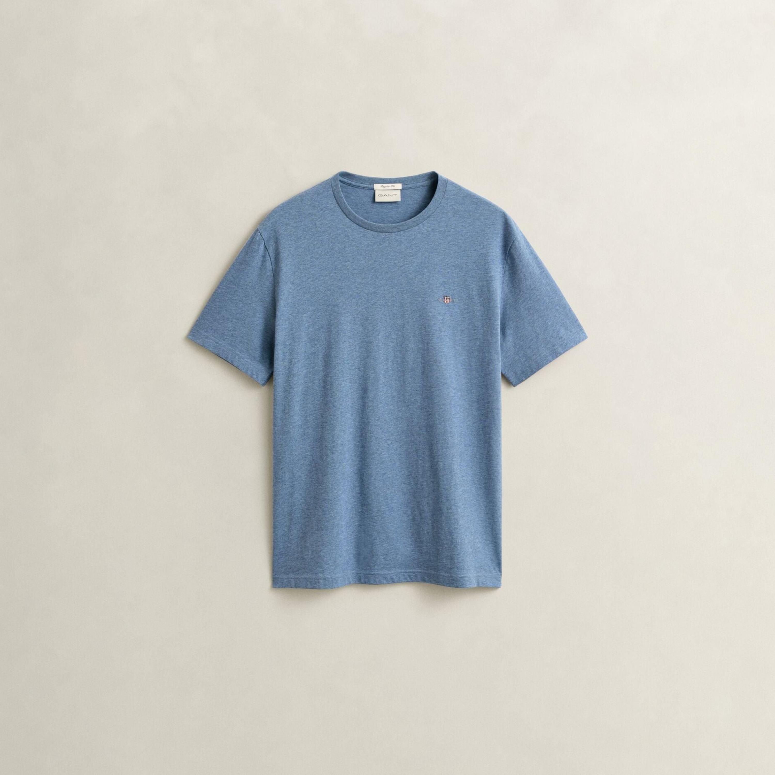 Gant Shield Regular Fit Short Sleeves Crew Neck Men's T-Shirt-men-clothing-tshirtsandpolos-tshirts-image-5