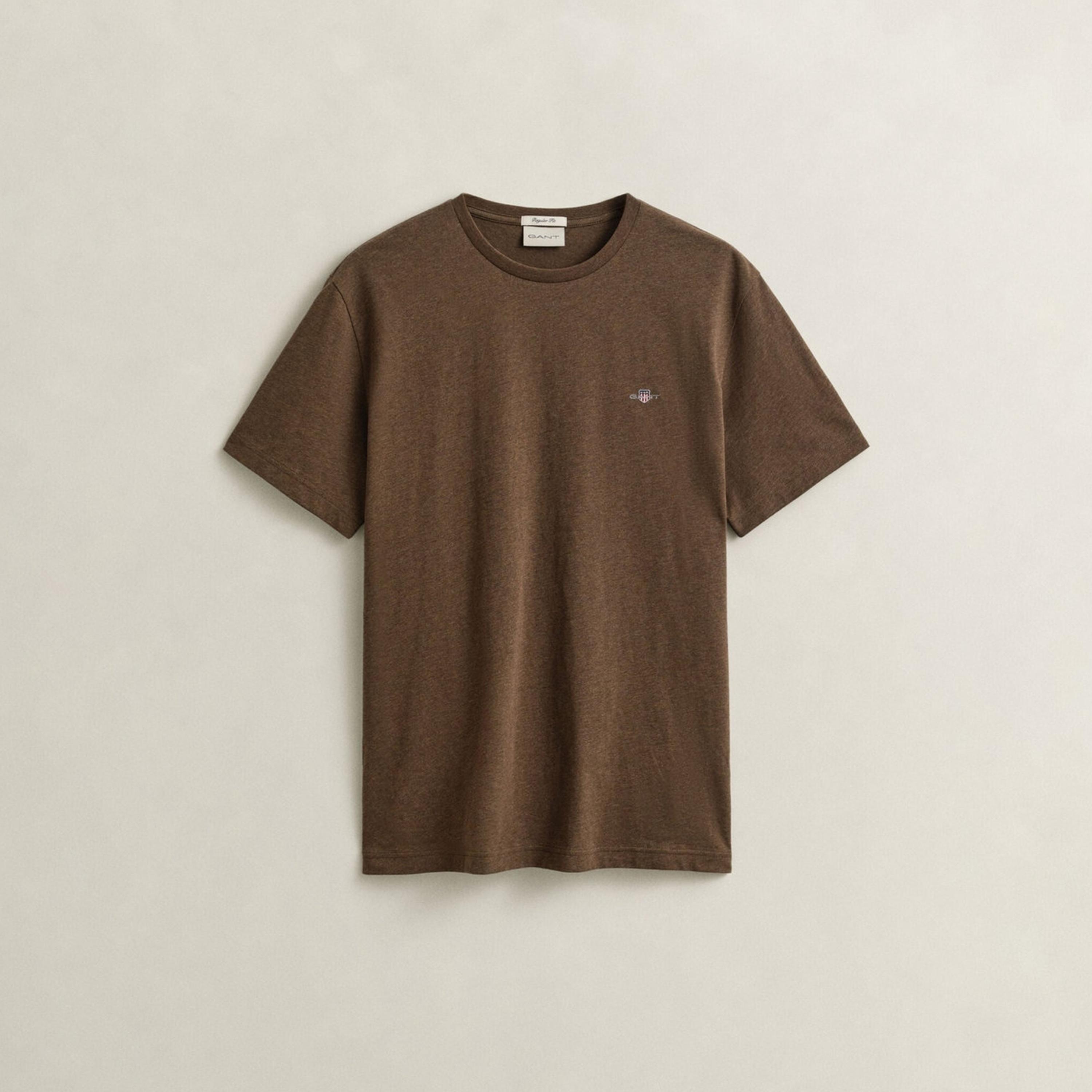 تيشيرت بياقة ضيقة وأكمام قصيرة وشعار من جانت-men-clothing-tshirtsandpolos-tshirts-image-5