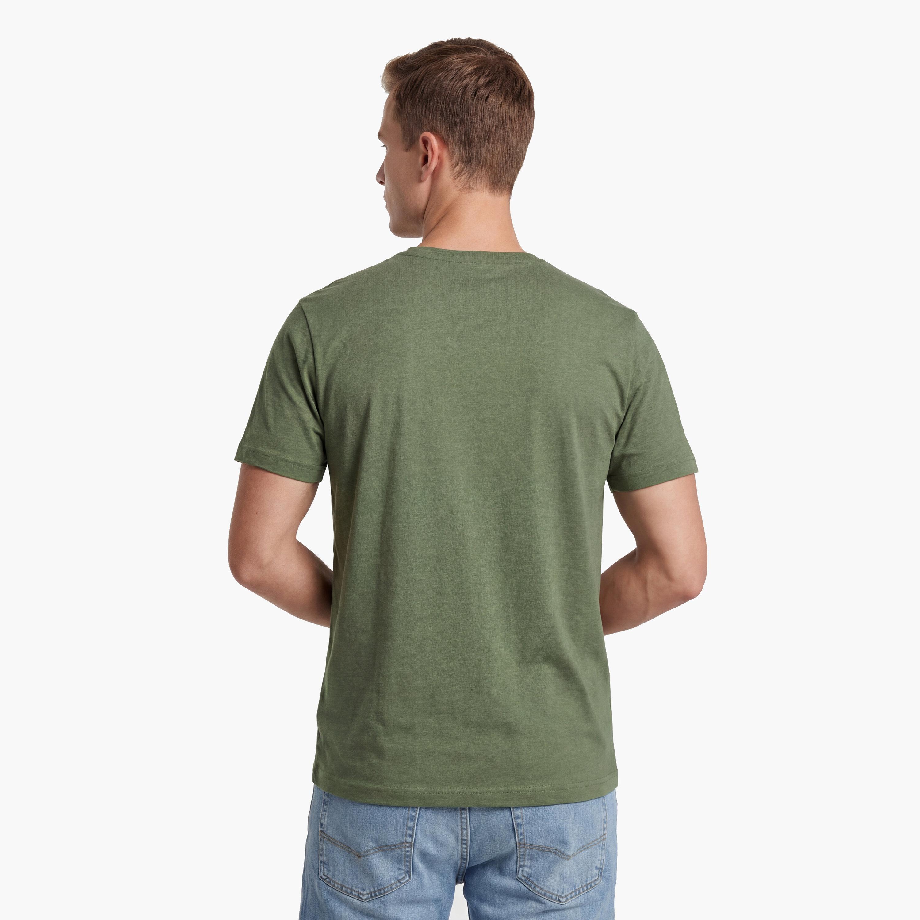 Gant Shield Regular Fit Short Sleeves Crew Neck Men's T-Shirt-men-clothing-tshirtsandpolos-tshirts-image-4