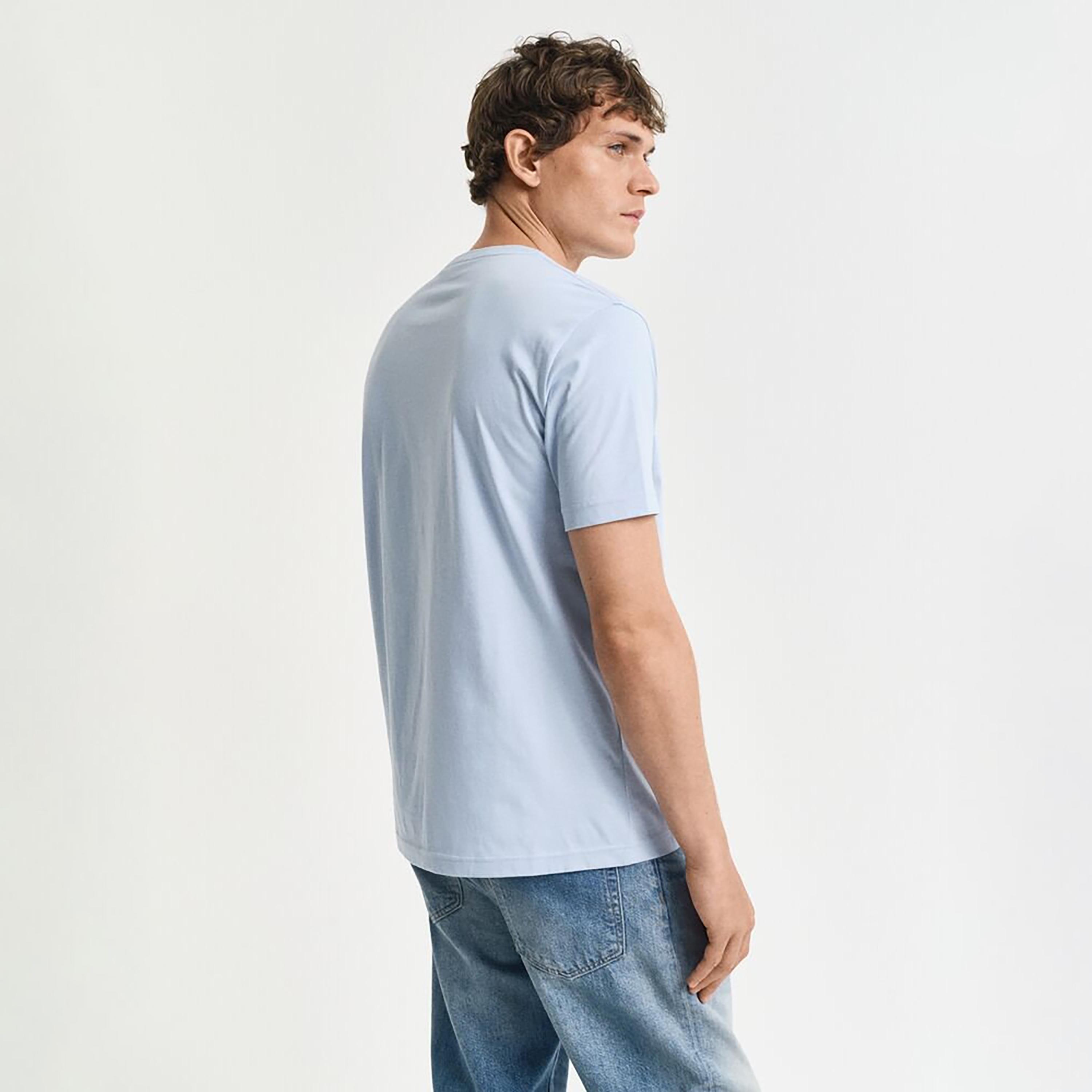 Gant Shield Regular Fit Short Sleeves Crew Neck Men's T-Shirt-men-clothing-tshirtsandpolos-tshirts-image-4