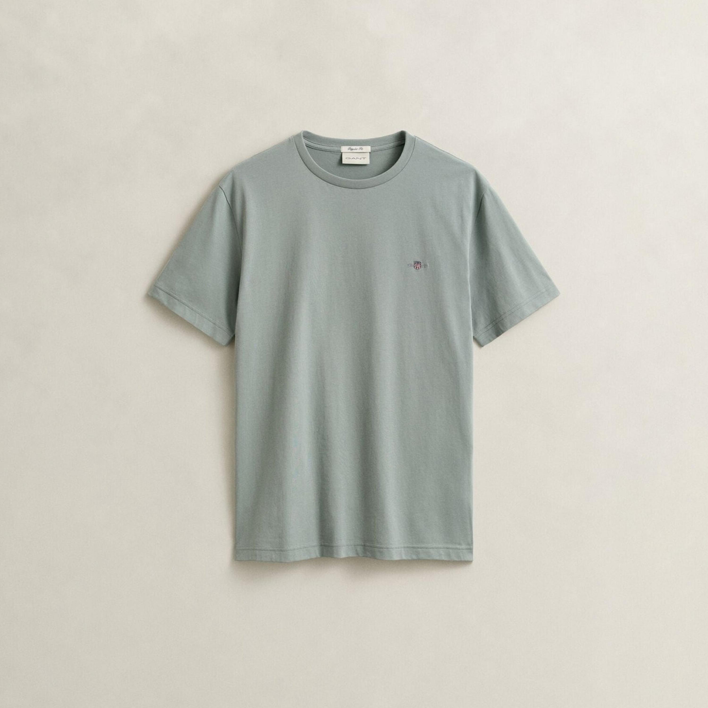 Gant Shield Regular Fit Short Sleeves Crew Neck Men's T-Shirt-men-clothing-tshirtsandpolos-tshirts-image-5