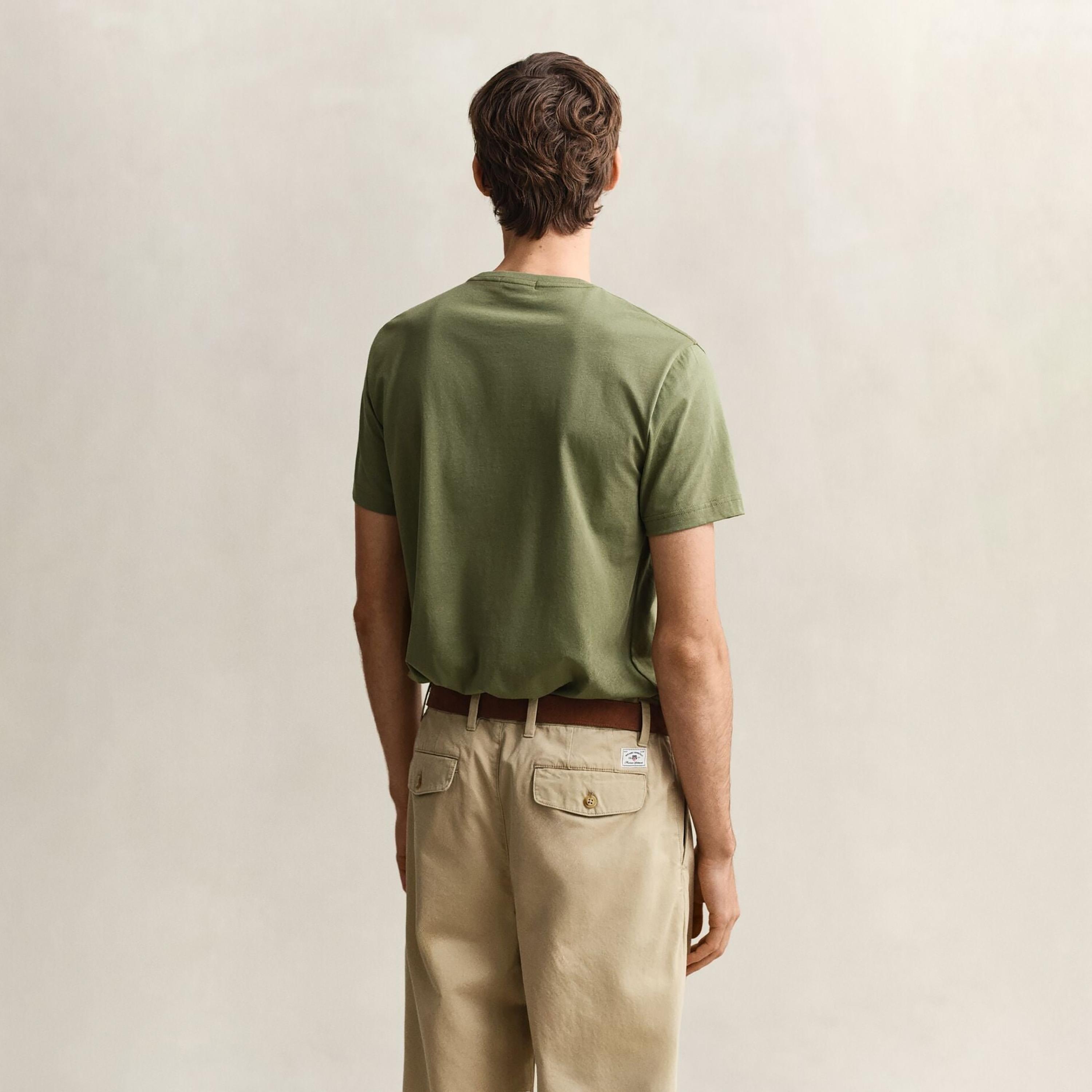 تي-شيرت جانت لوجو بأكمام قصيرة وياقة دائرية-men-clothing-tshirtsandpolos-tshirts-image-4