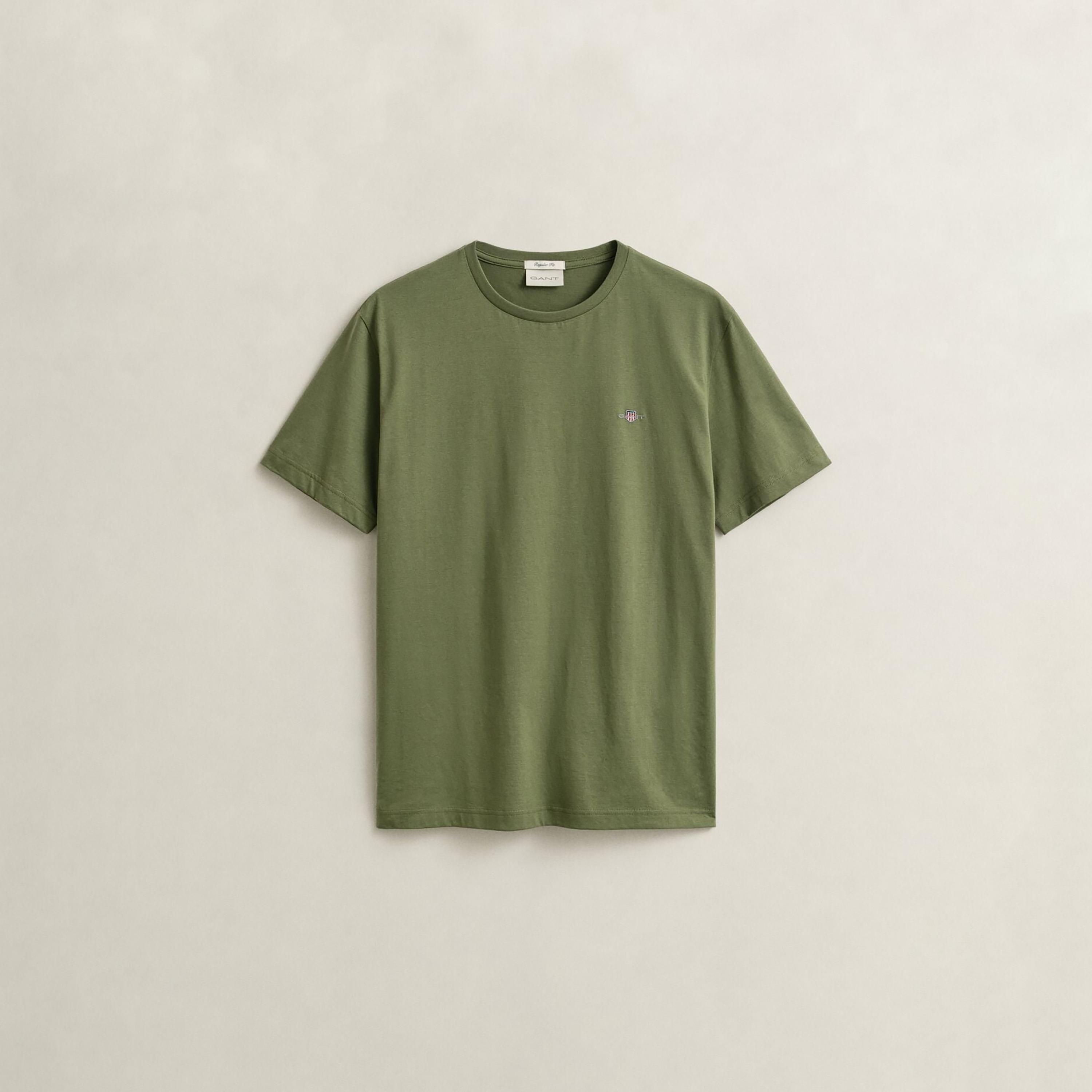 تي-شيرت جانت لوجو بأكمام قصيرة وياقة دائرية-men-clothing-tshirtsandpolos-tshirts-image-5