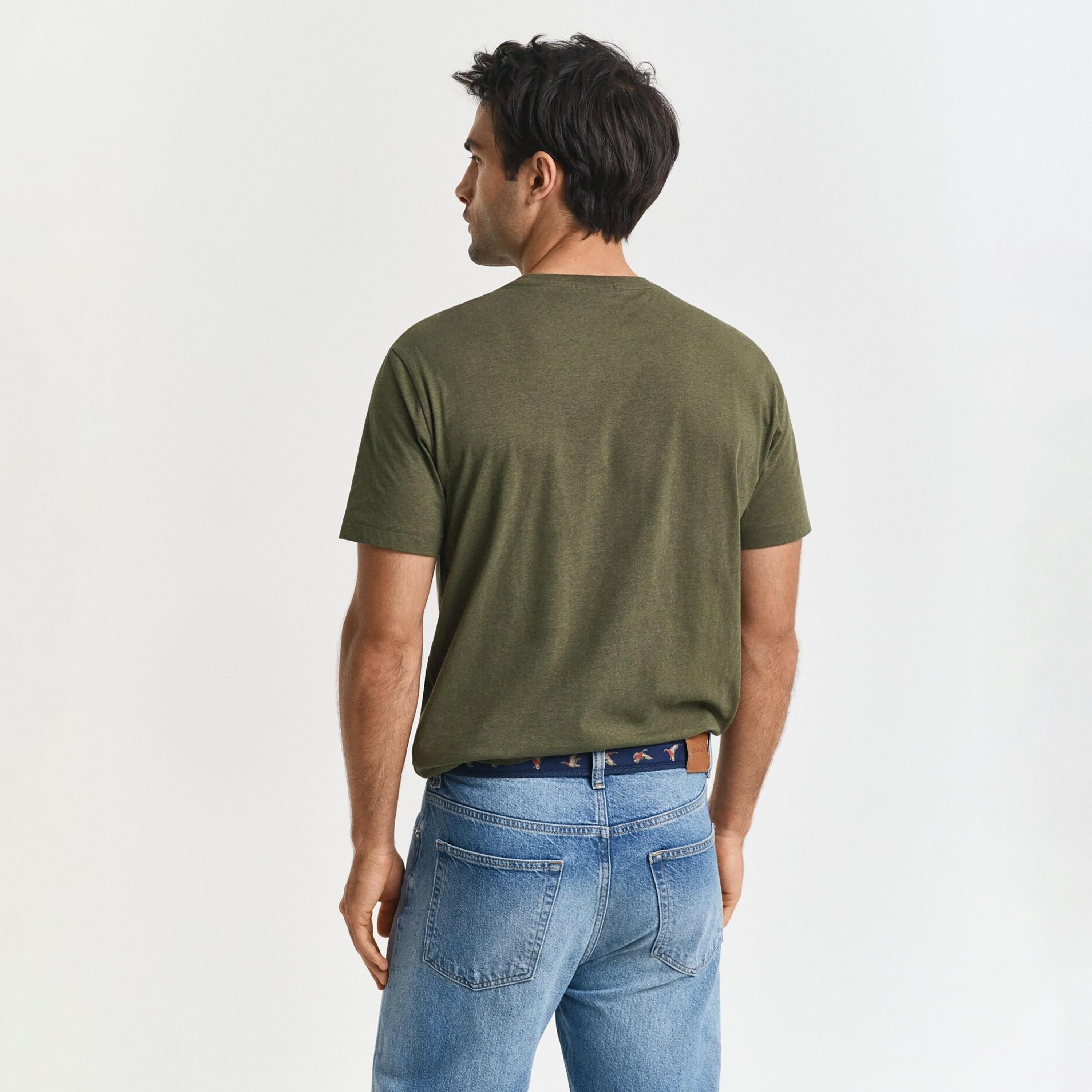 Gant Shield Regular Fit Short Sleeves Crew Neck Men's T-Shirt-men-clothing-tshirtsandpolos-tshirts-image-3