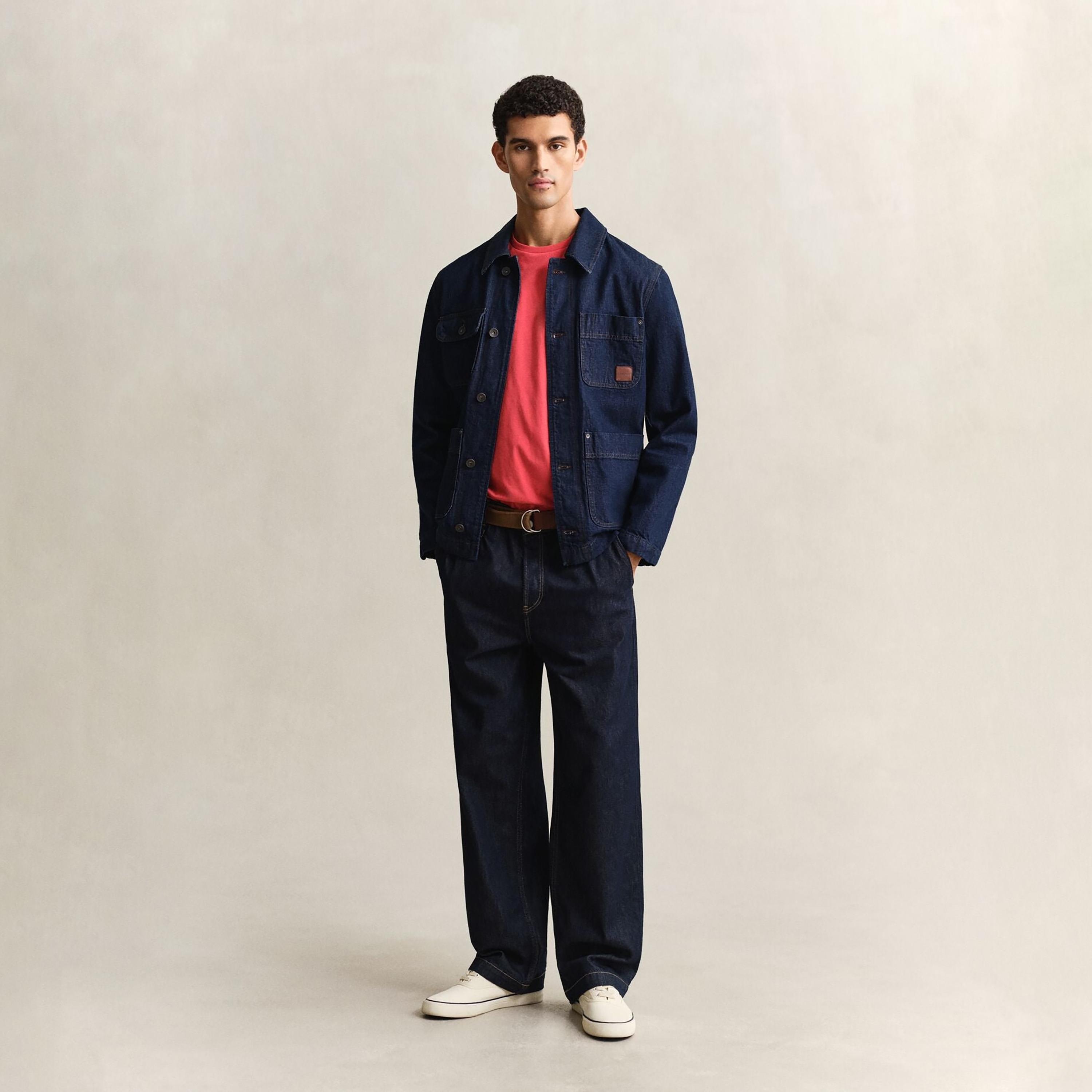 Gant Shield Regular Fit Short Sleeves Crew Neck Men's T-Shirt-men-clothing-tshirtsandpolos-tshirts-image-2