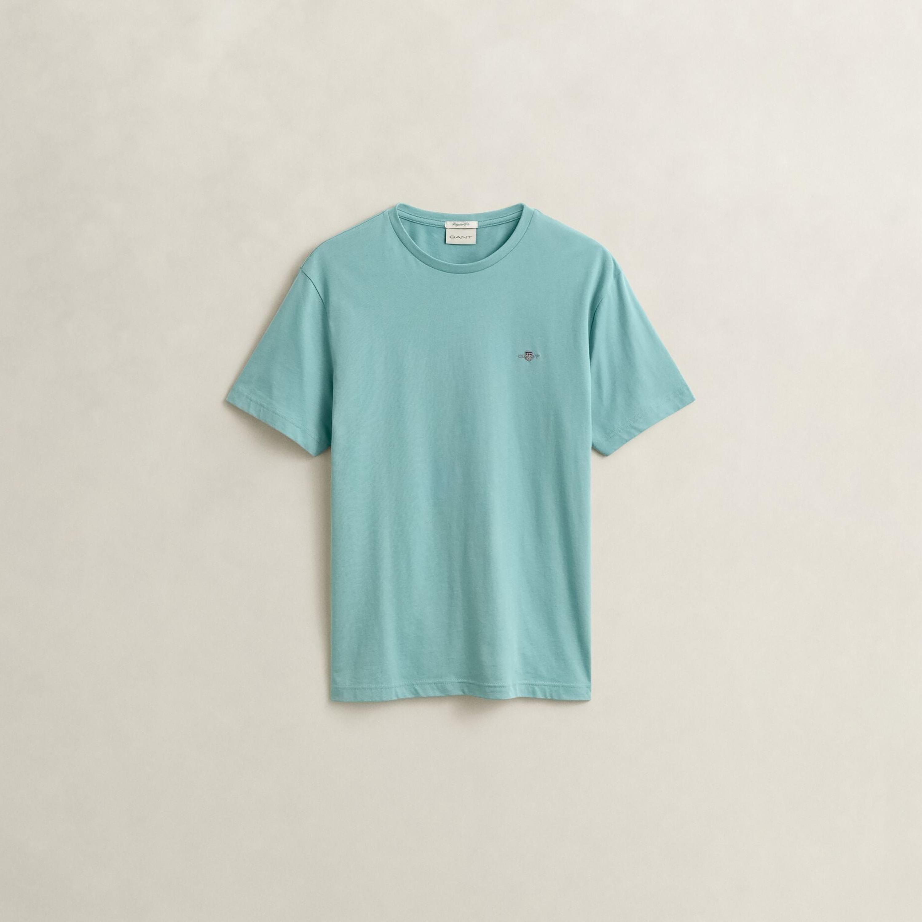 Gant Shield Regular Fit Short Sleeves Crew Neck Men's T-Shirt-men-clothing-tshirtsandpolos-tshirts-image-5