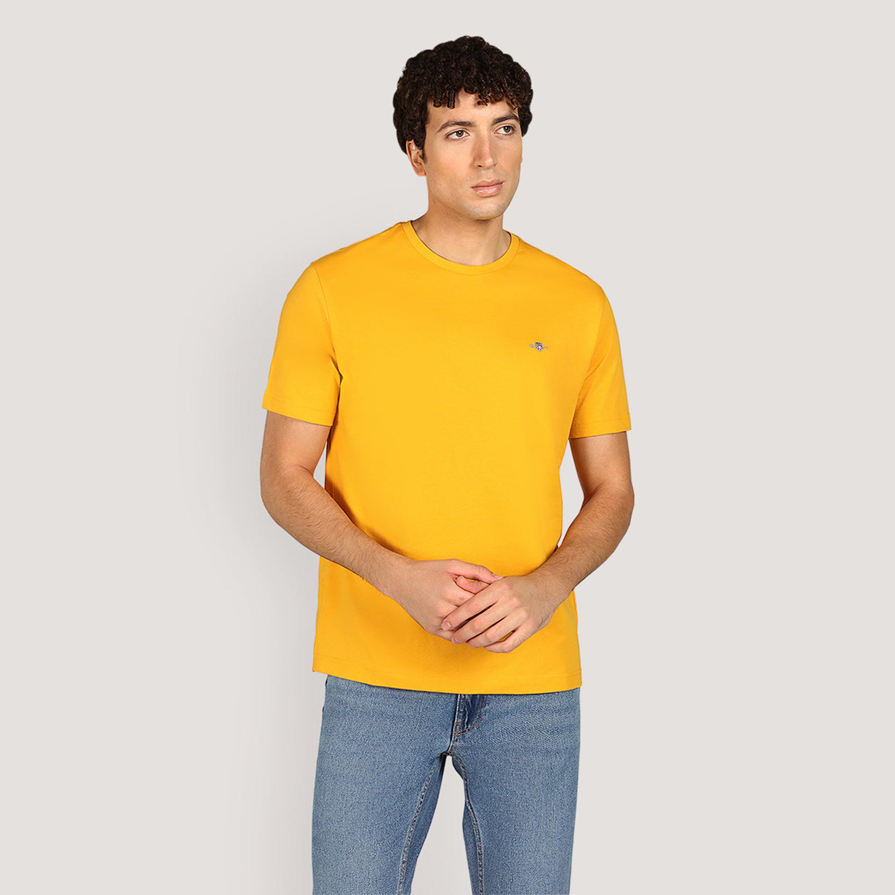 Gant Shield Regular Fit Short Sleeves Crew Neck Men's T-Shirt-men-clothing-tshirtsandpolos-tshirts-image-1