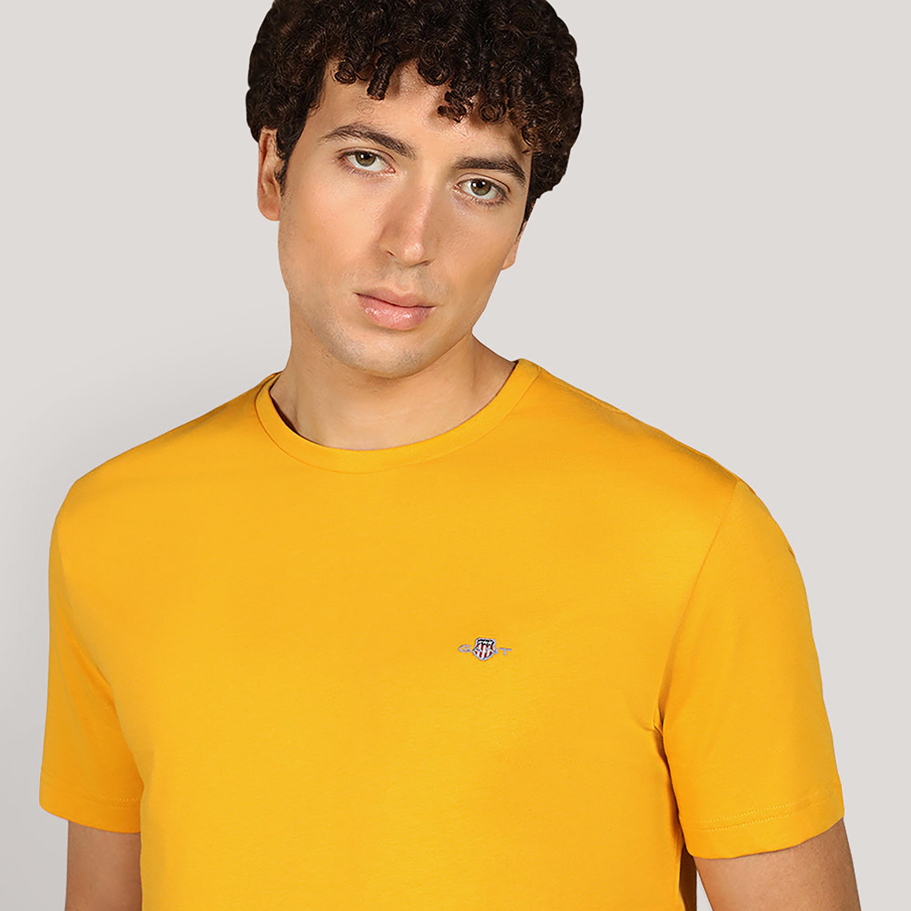 Gant Shield Regular Fit Short Sleeves Crew Neck Men's T-Shirt-men-clothing-tshirtsandpolos-tshirts-image-3