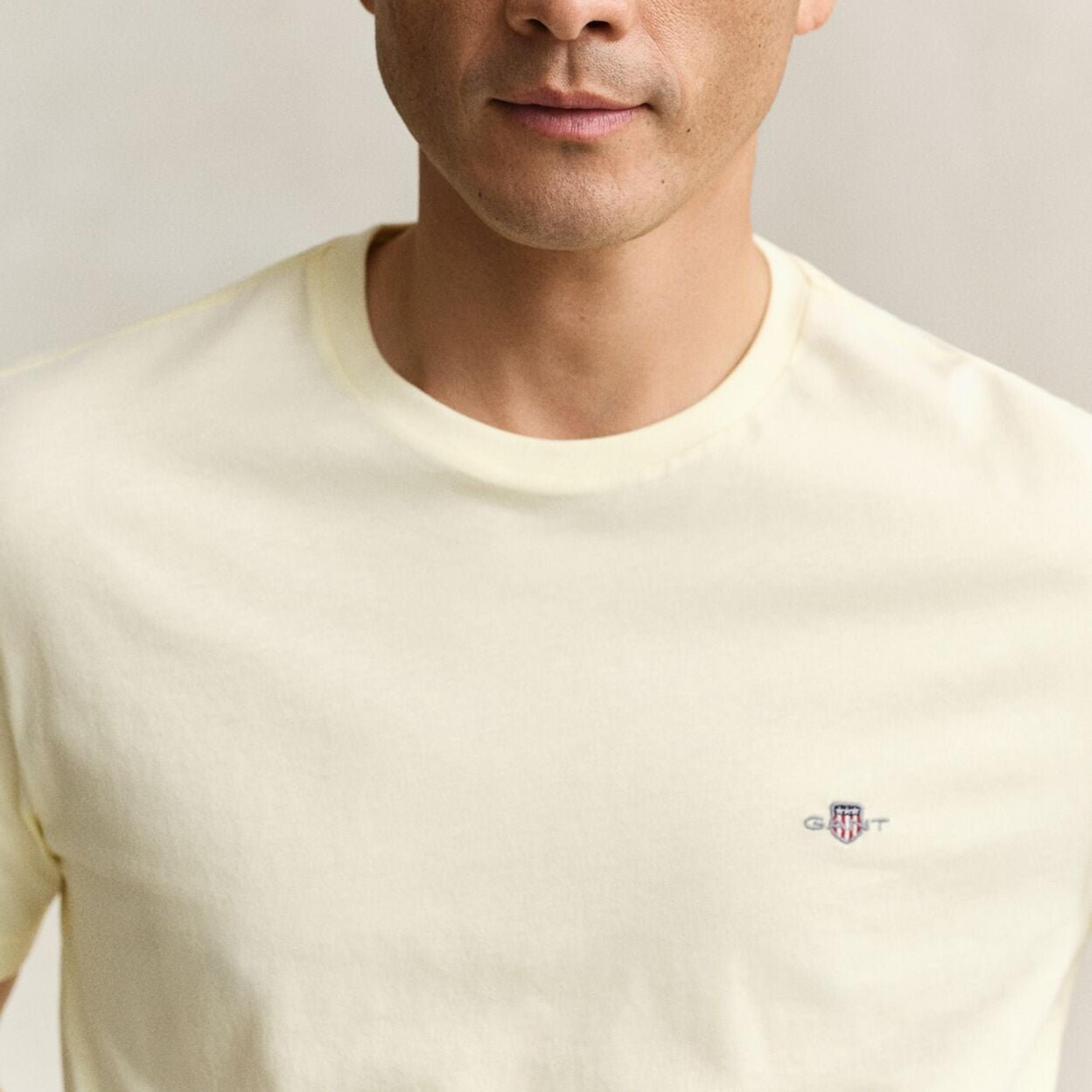 Gant Shield Regular Fit Short Sleeves Crew Neck Men's T-Shirt-men-clothing-tshirtsandpolos-tshirts-image-3