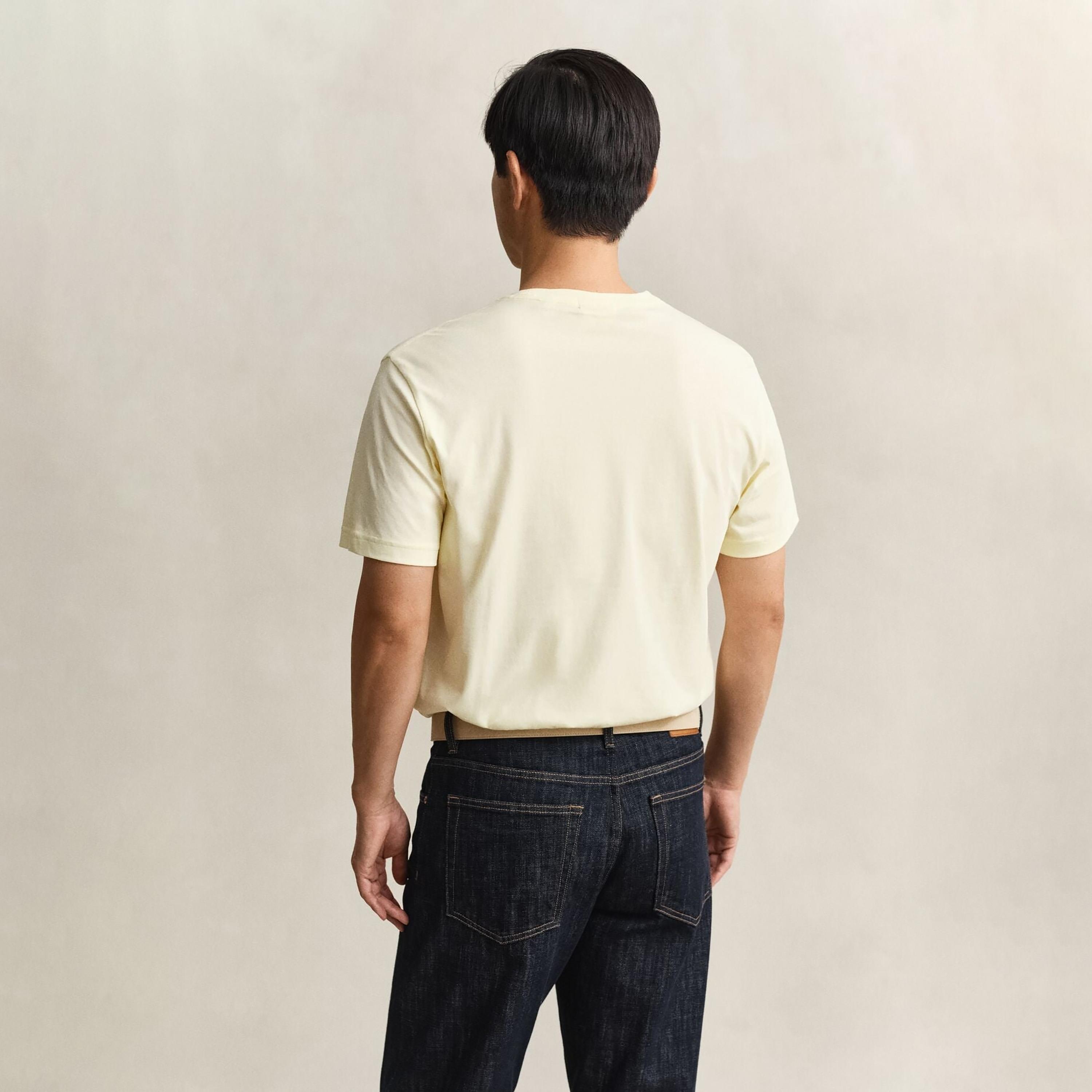 Gant Shield Regular Fit Short Sleeves Crew Neck Men's T-Shirt-men-clothing-tshirtsandpolos-tshirts-image-4