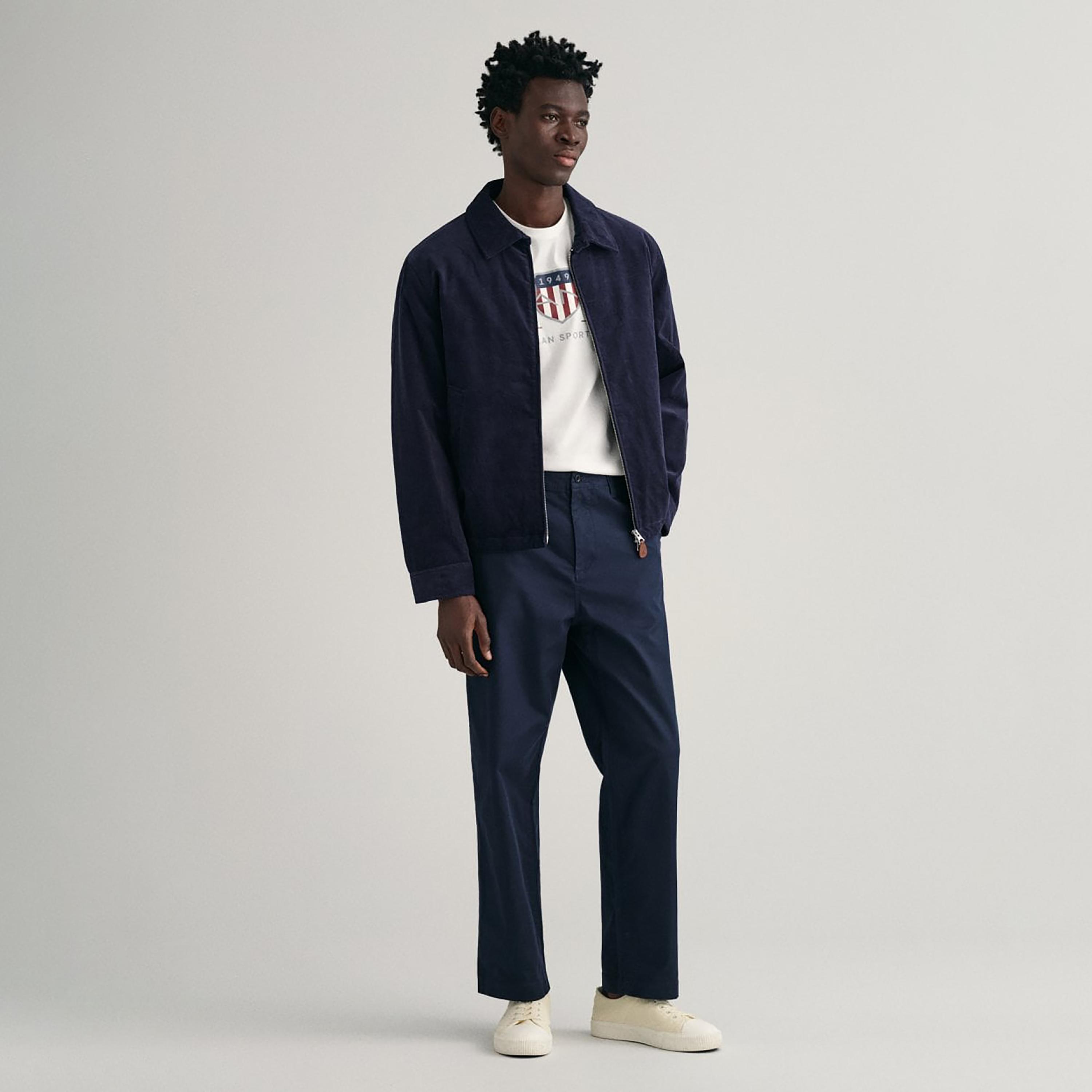 تي-شيرت من جانت لوجو طباعة طاقم الرقبة بأكمام قصيرة ورقبة دائرية-men-clothing-tshirtsandpolos-tshirts-image-2