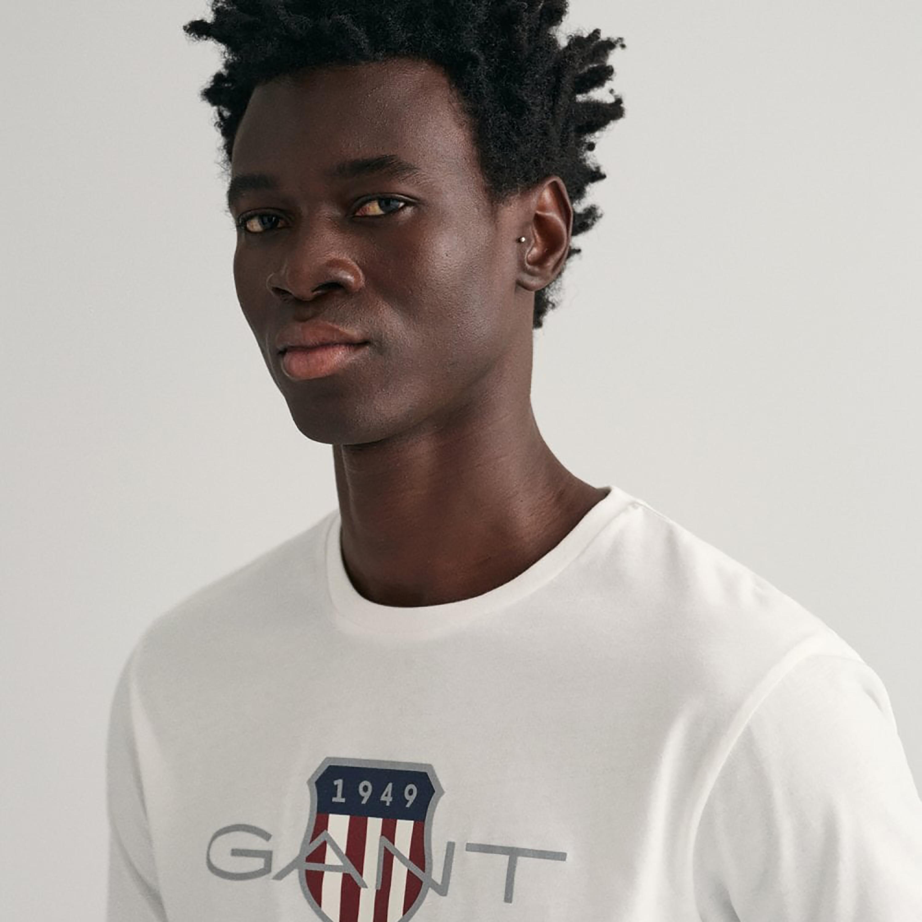 Gant Logo Print Crew Neck Short Sleeves T-Shirt-men-clothing-tshirtsandpolos-tshirts-image-3