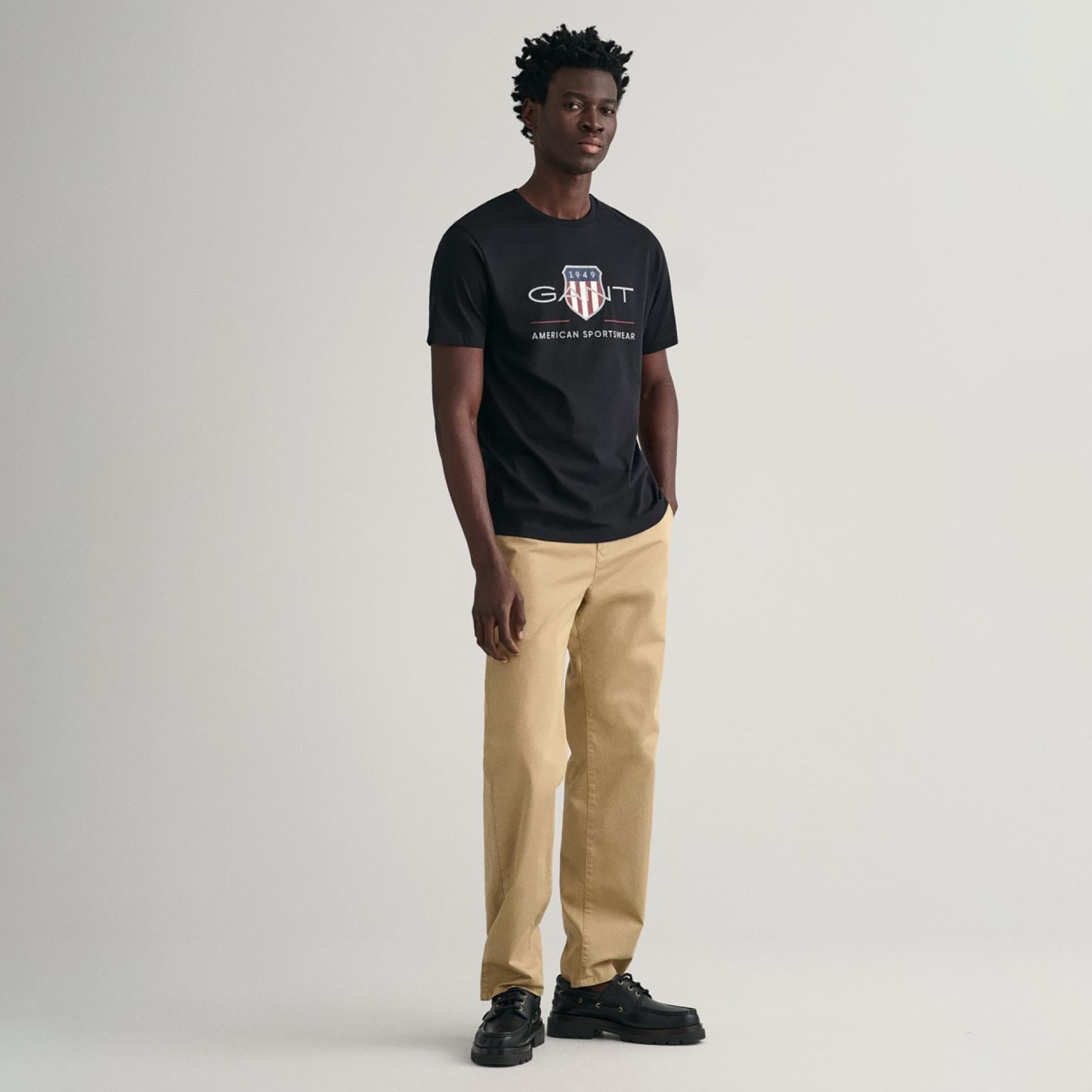 Gant Logo Print Crew Neck Short Sleeves T-Shirt-men-clothing-tshirtsandpolos-tshirts-image-2
