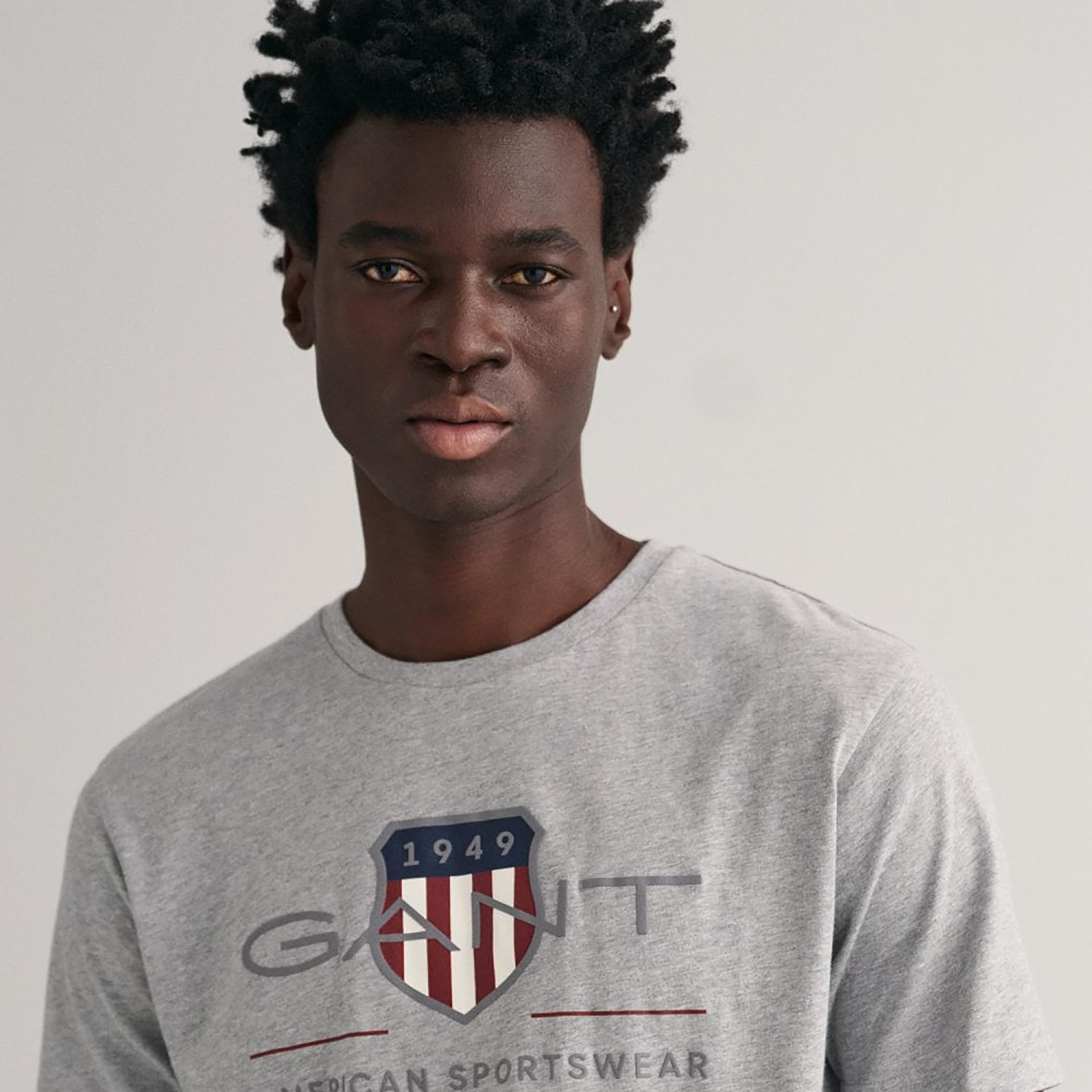 Gant Logo Print Crew Neck Short Sleeves T-Shirt-men-clothing-tshirtsandpolos-tshirts-image-3