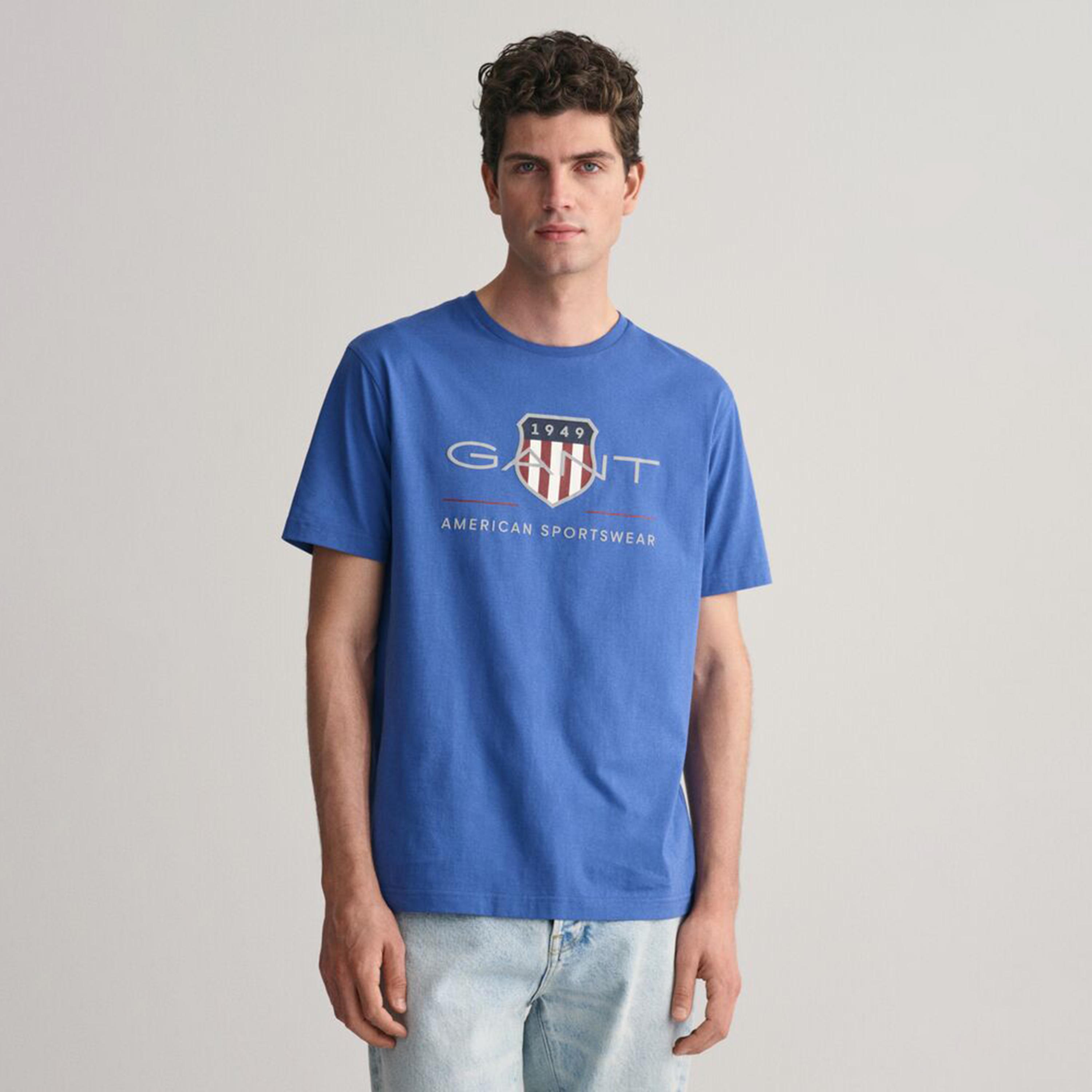 Gant Graphic Regular Fit Short Sleeves Crew Neck Men's T-Shirt-men-clothing-tshirtsandpolos-tshirts-image-1