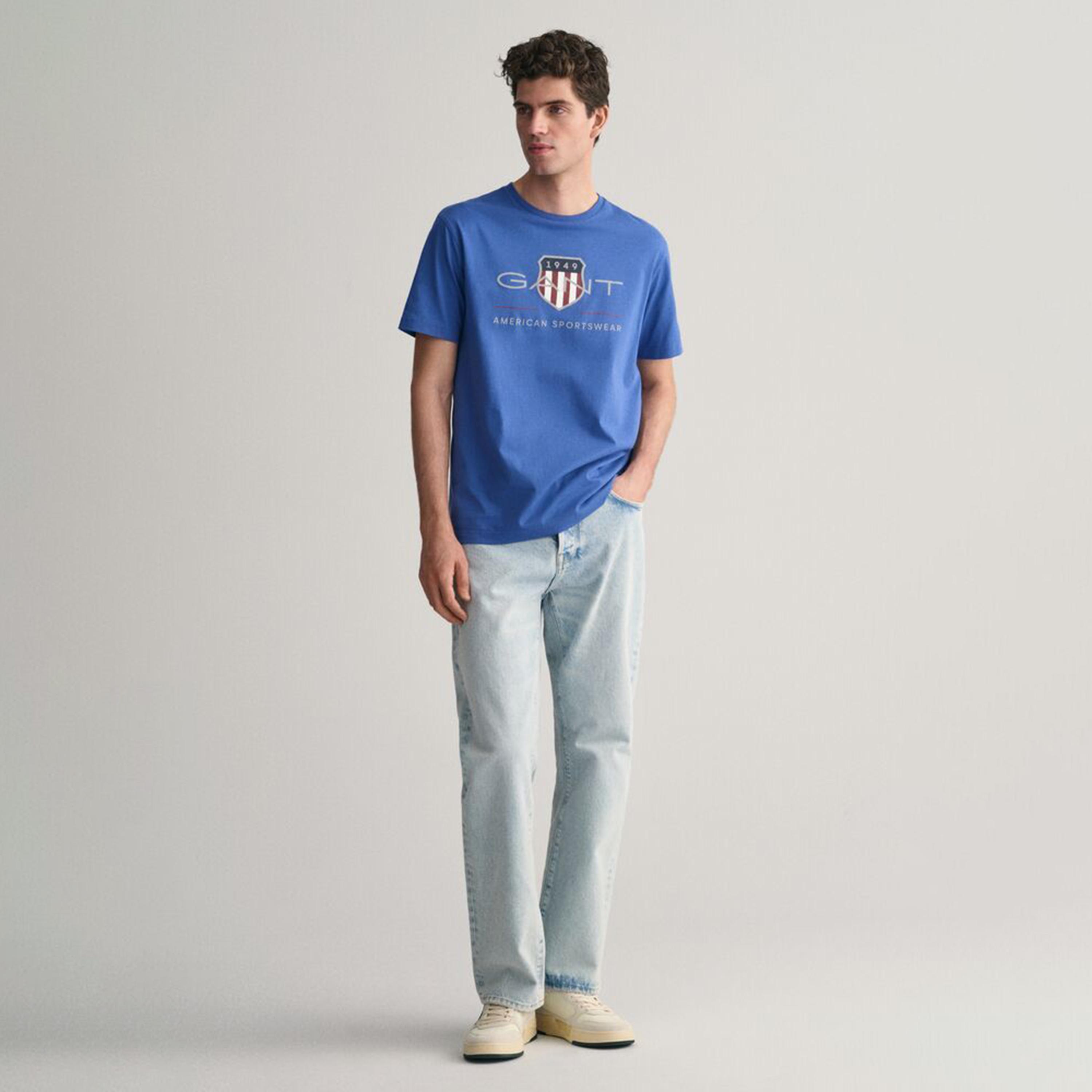 Gant Graphic Regular Fit Short Sleeves Crew Neck Men's T-Shirt-men-clothing-tshirtsandpolos-tshirts-image-2
