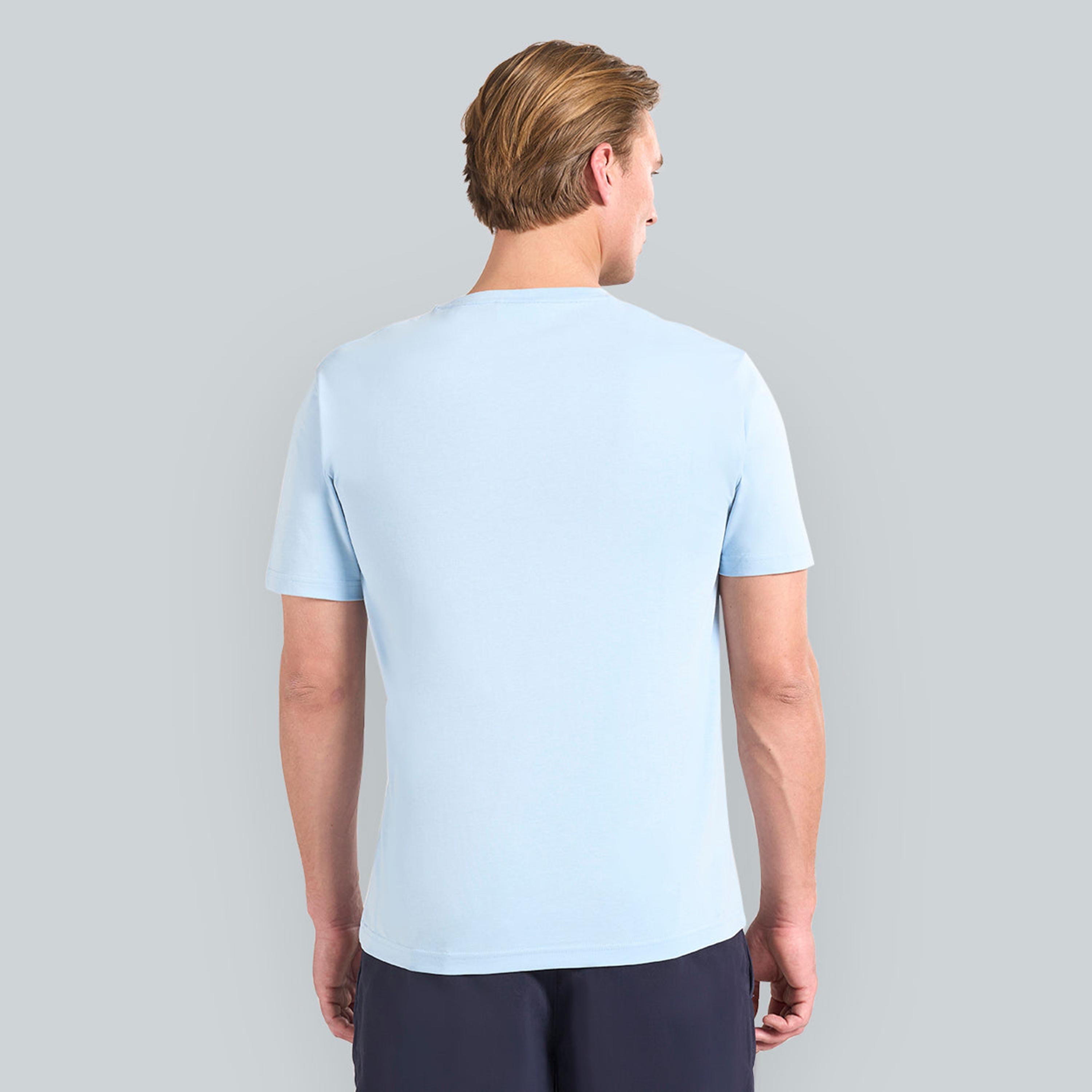تيشيرت رجالي بياقة دائرية وأكمام قصيرة وطبعة شعار من جانت.-men-clothing-tshirtsandpolos-tshirts-image-12
