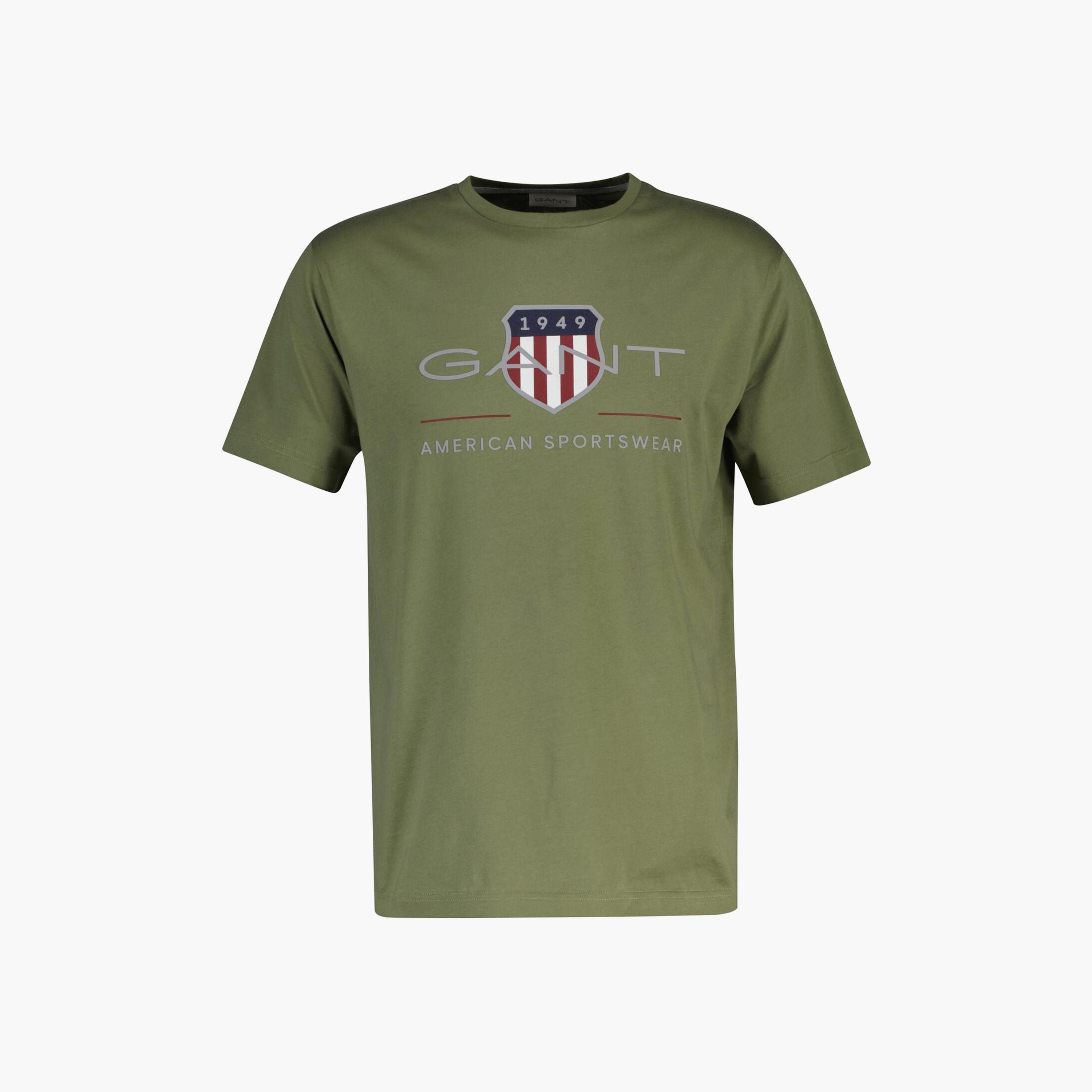 تيشيرت رجالي بياقة دائرية وأكمام قصيرة وطبعة شعار من جانت.-men-clothing-tshirtsandpolos-tshirts-image-22