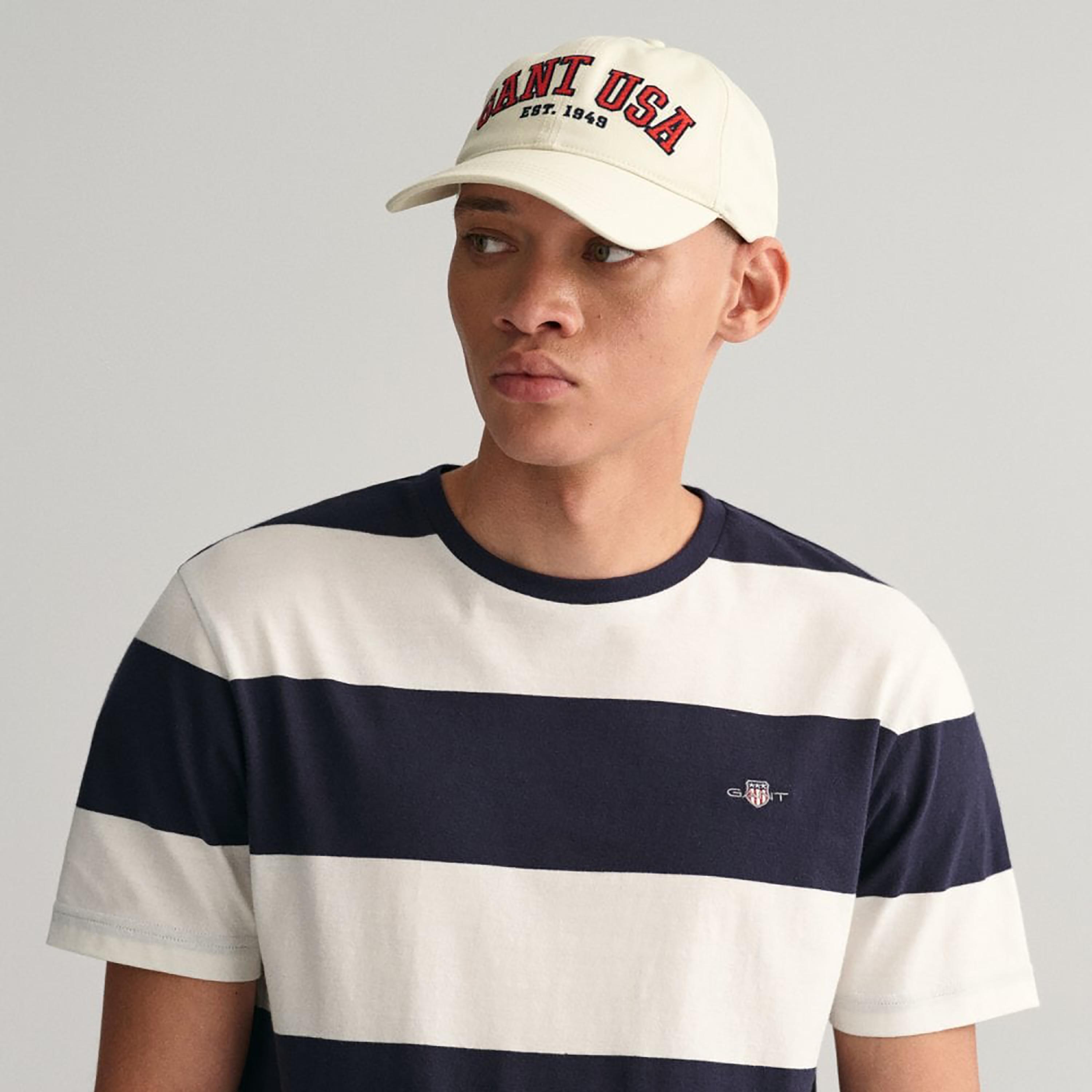 تي-شيرت جانت كتلة الألوان طاقم الرقبة وأكمام قصيرة-men-clothing-tshirtsandpolos-tshirts-image-3