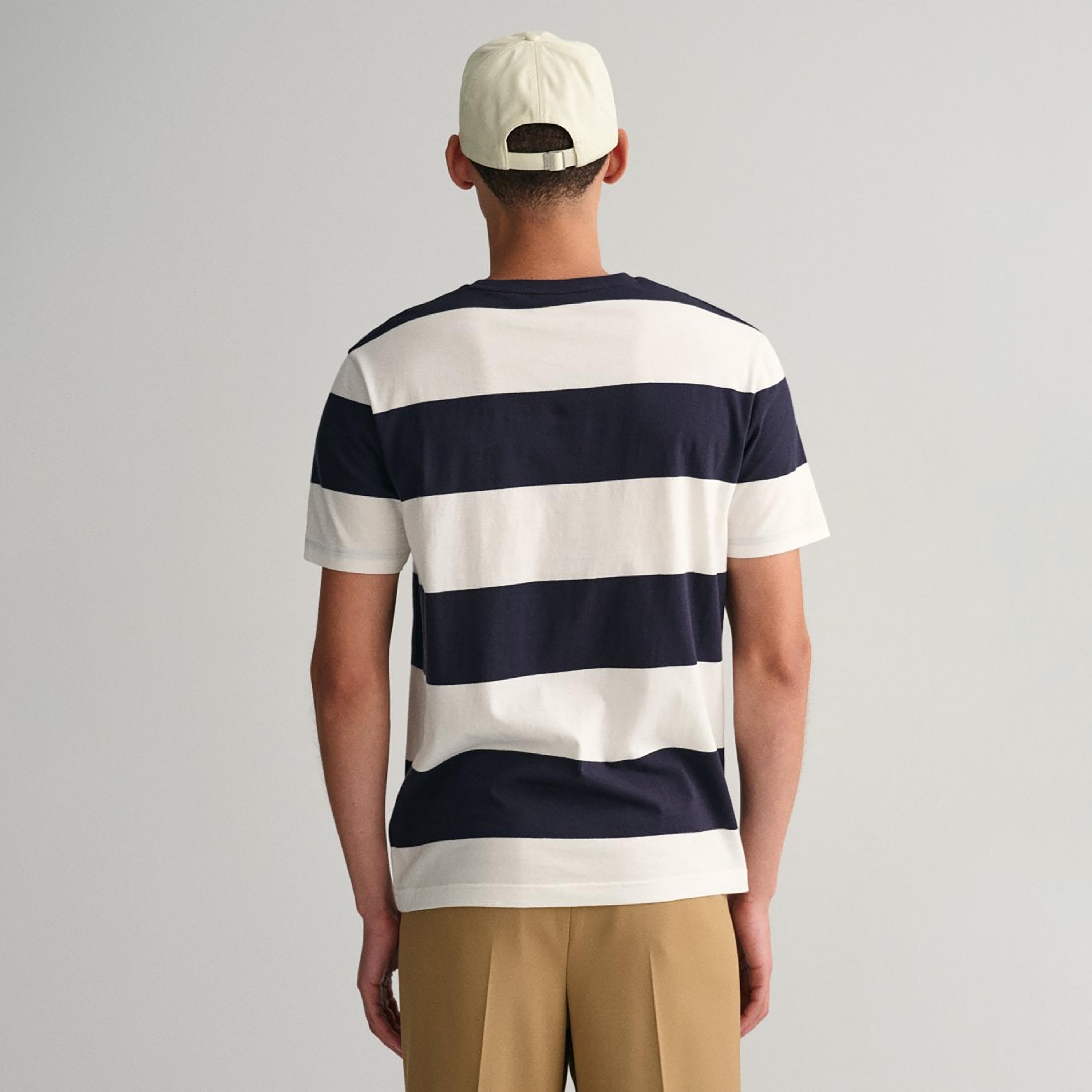 تي-شيرت جانت كتلة الألوان طاقم الرقبة وأكمام قصيرة-men-clothing-tshirtsandpolos-tshirts-image-4