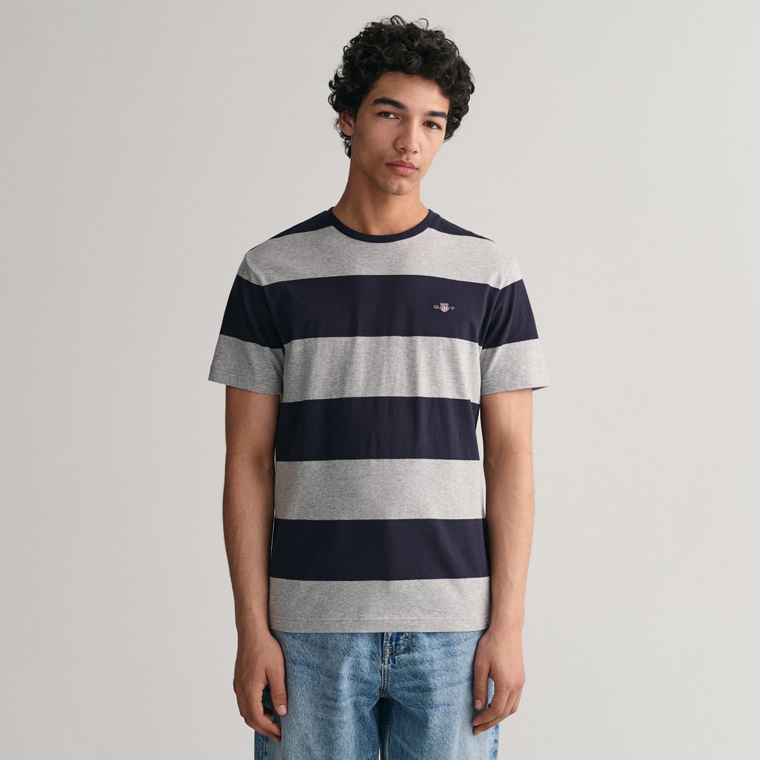 Gant Colour Block Crew Neck Short Sleeves T-Shirt-men-clothing-tshirtsandpolos-tshirts-image-1
