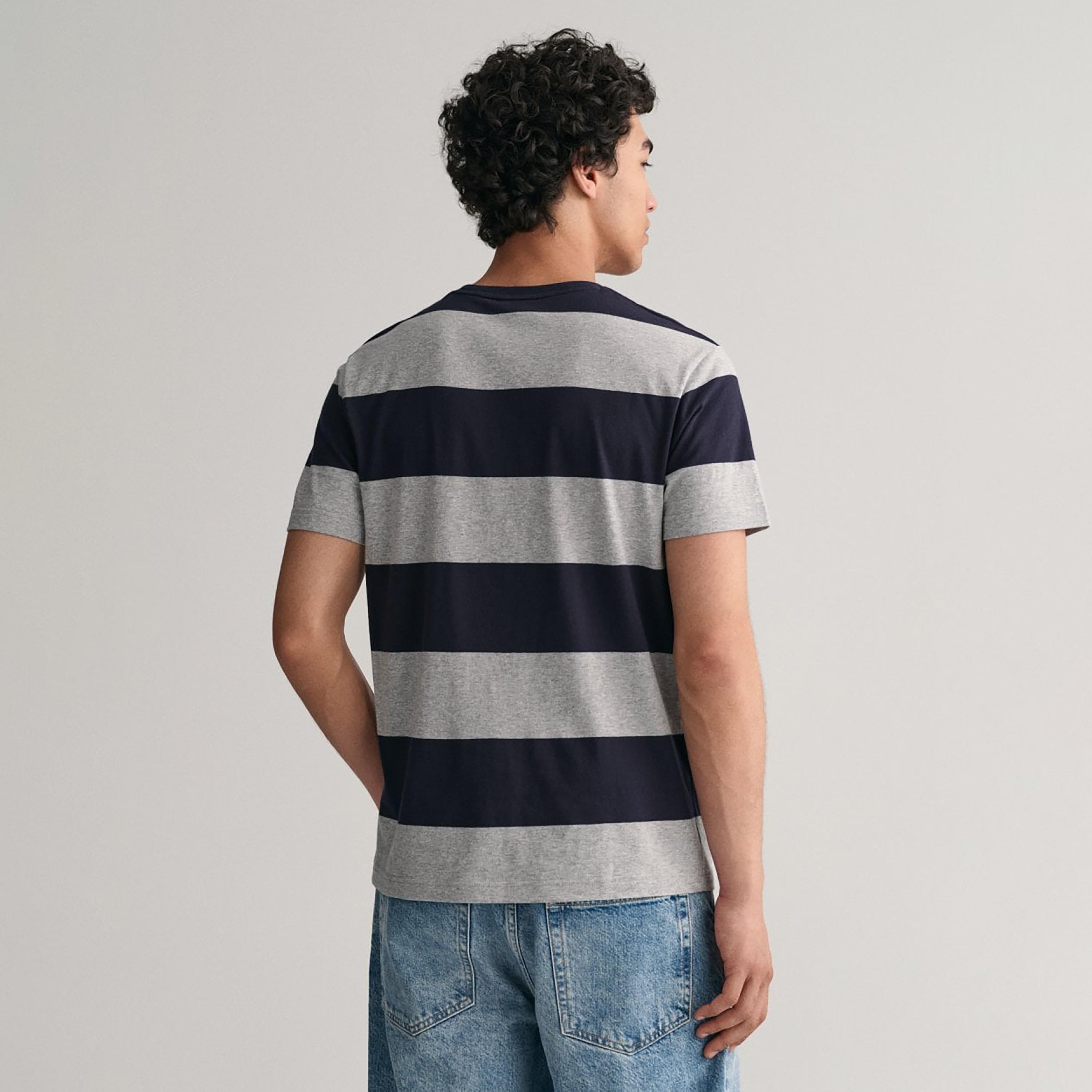 تي-شيرت جانت كتلة الألوان طاقم الرقبة وأكمام قصيرة-men-clothing-tshirtsandpolos-tshirts-image-4