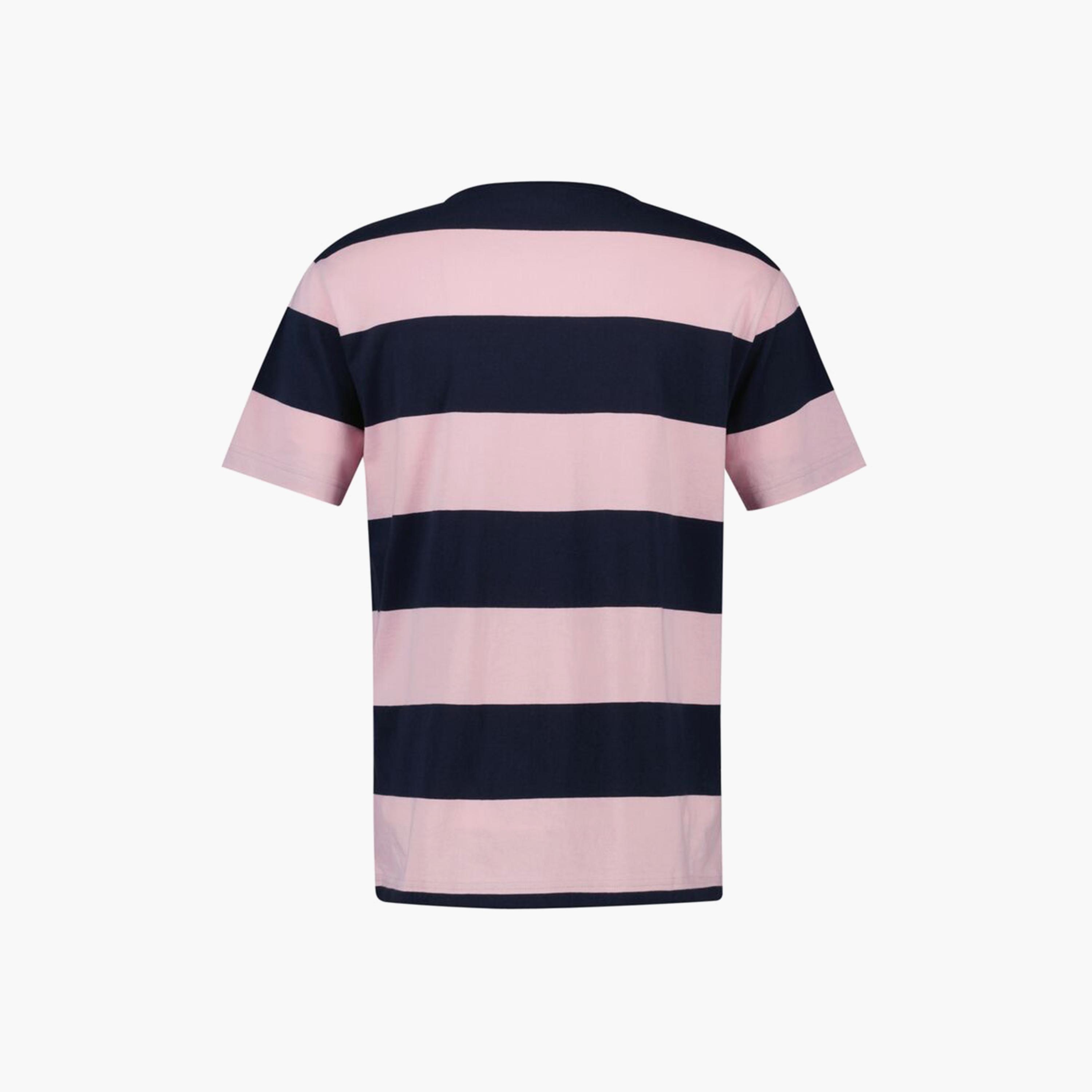 تيشيرت رجالي بياقة دائرية وأكمام قصيرة ومخطط من جانت.-men-clothing-tshirtsandpolos-tshirts-image-12