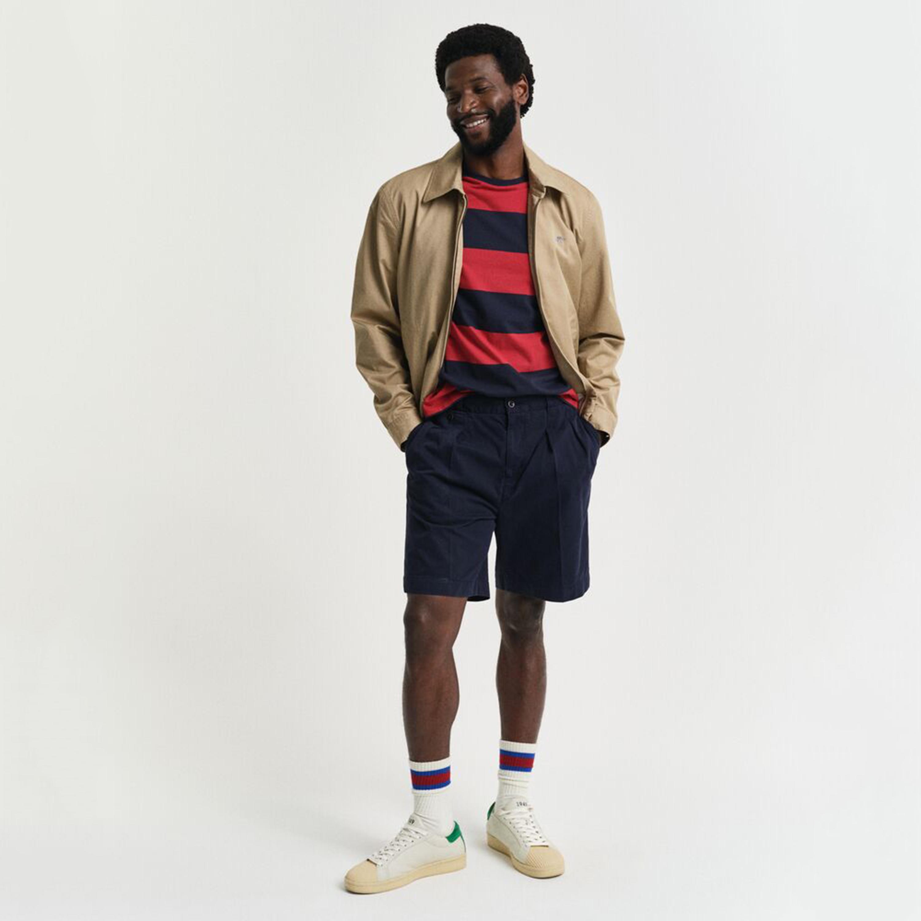 تيشيرت رجالي بياقة دائرية وأكمام قصيرة ومخطط من جانت.-men-clothing-tshirtsandpolos-tshirts-image-8