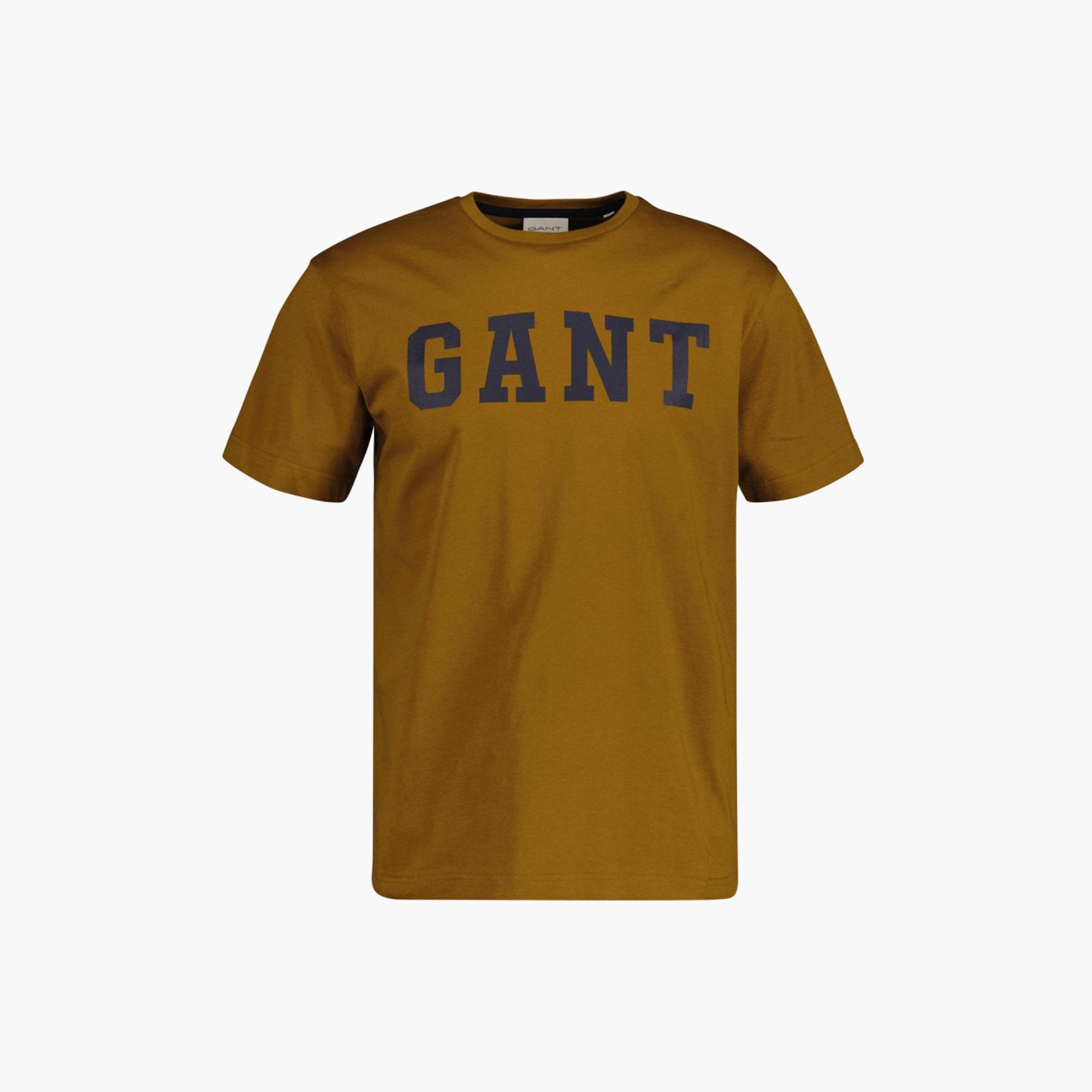 تي-شيرت من جانت لوجو طباعة طاقم الرقبة بأكمام قصيرة ورقبة دائرية-men-clothing-tshirtsandpolos-tshirts-image-1