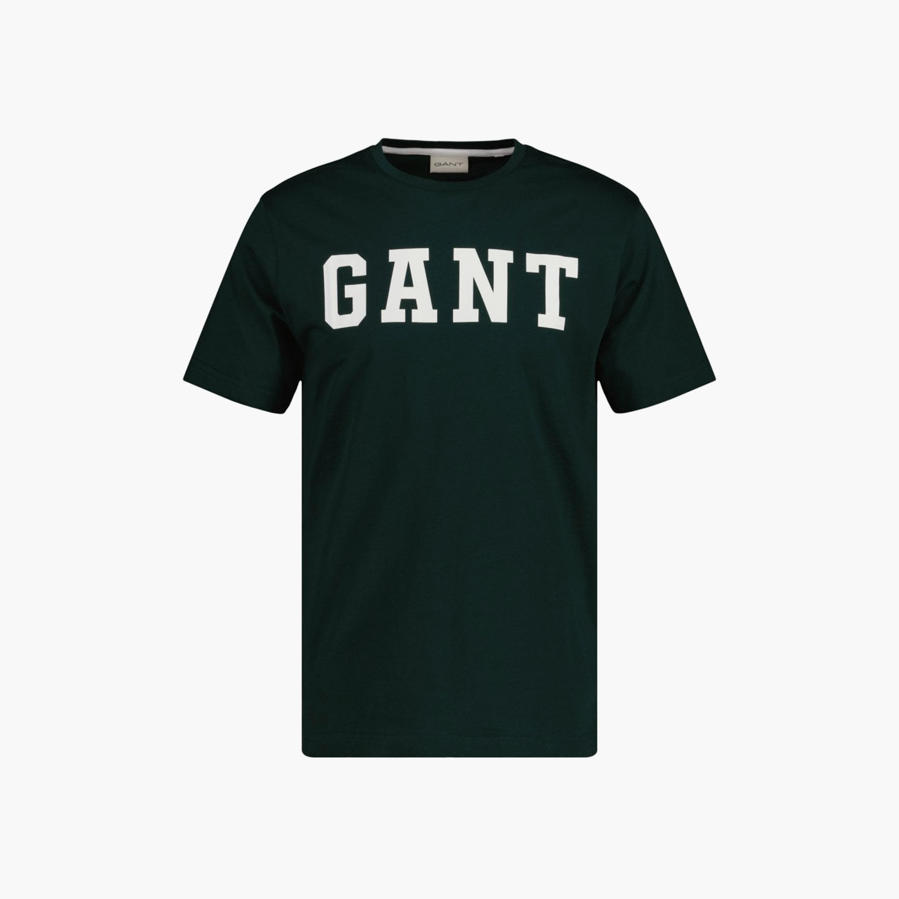 تي-شيرت من جانت لوجو طباعة طاقم الرقبة بأكمام قصيرة ورقبة دائرية-men-clothing-tshirtsandpolos-tshirts-image-1