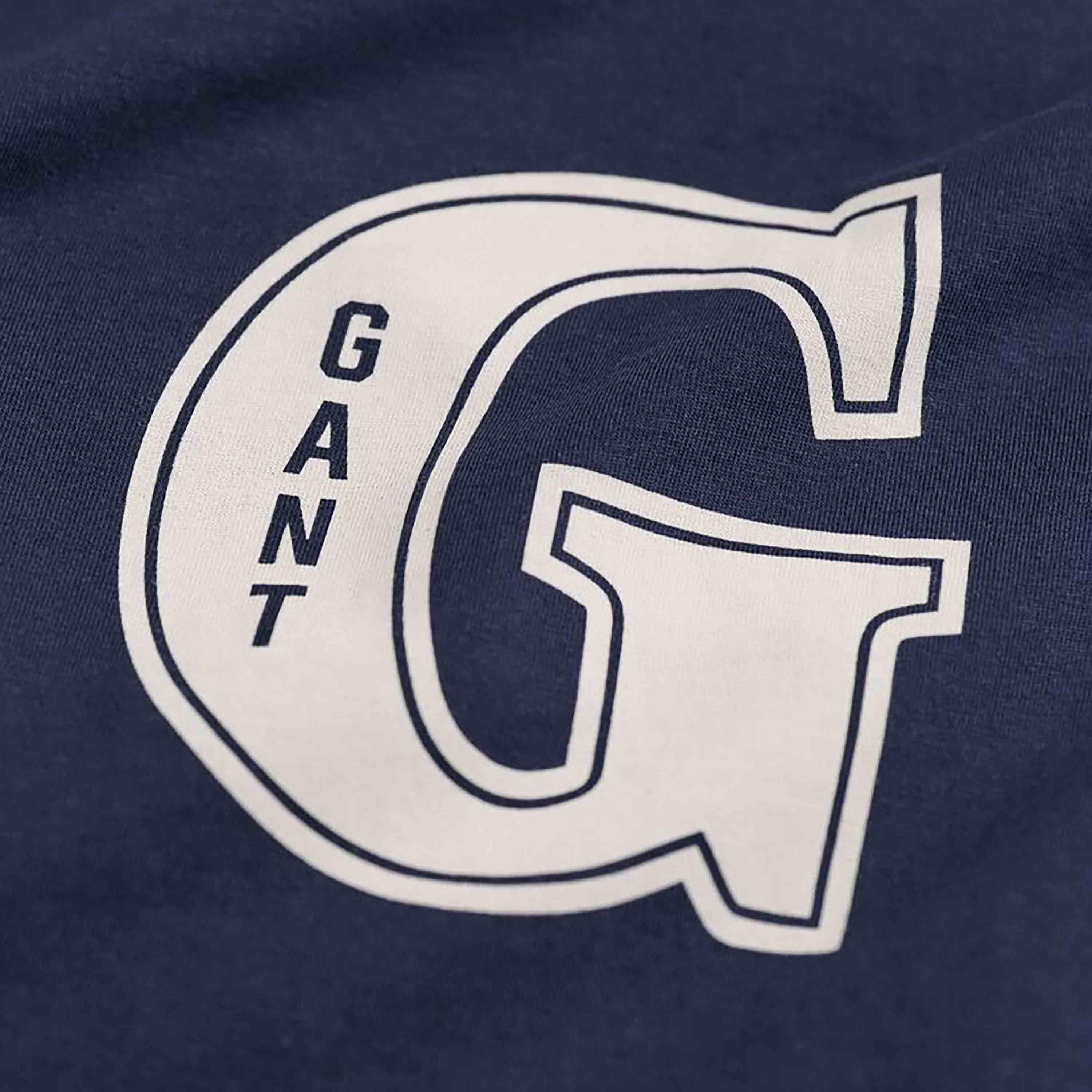 تي شيرت رجالي بأكمام قصيرة ورقبة مستديرة وطبعة نص Gant-men-clothing-tshirtsandpolos-tshirts-image-11