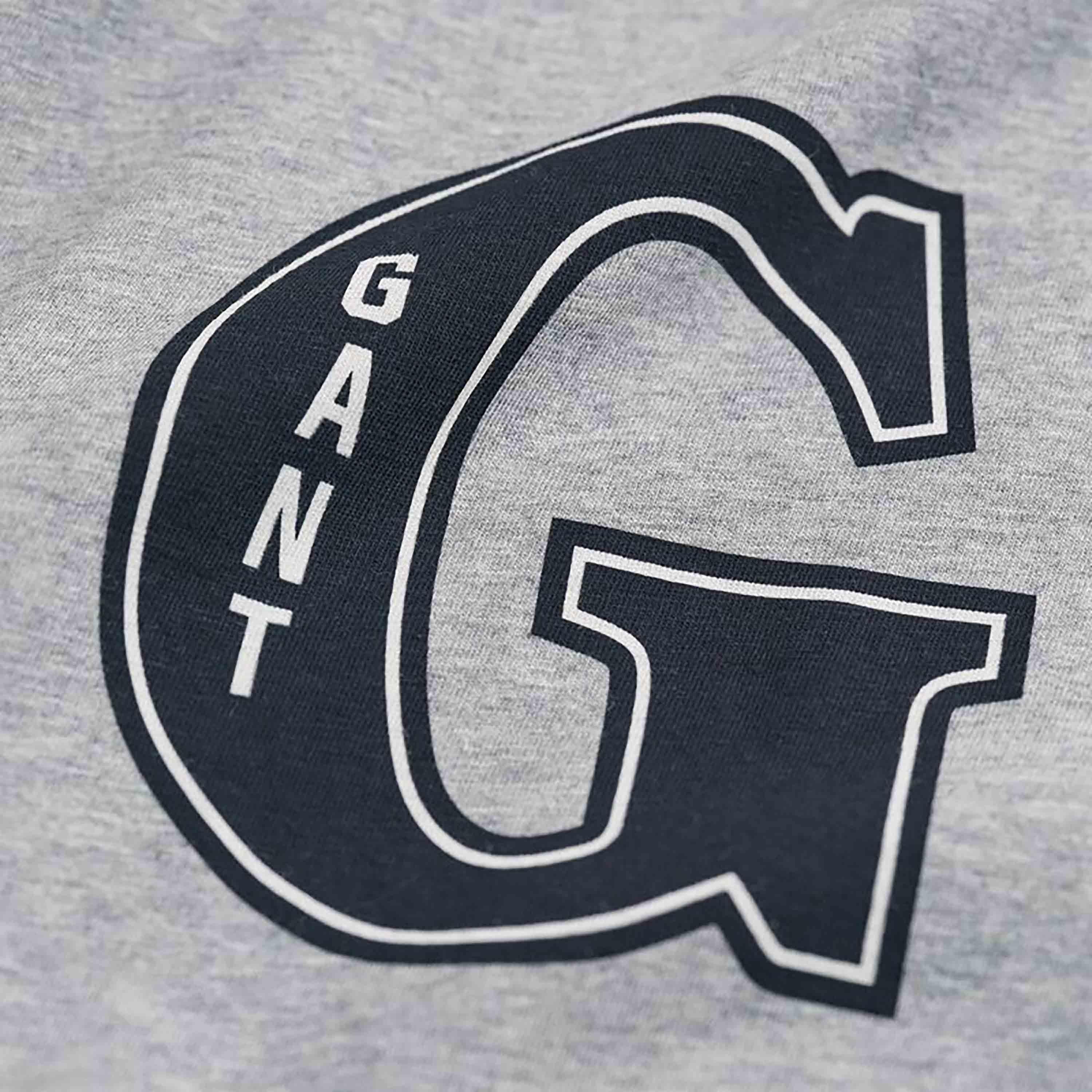 تي شيرت رجالي بأكمام قصيرة ورقبة مستديرة وطبعة نص Gant-men-clothing-tshirtsandpolos-tshirts-image-5