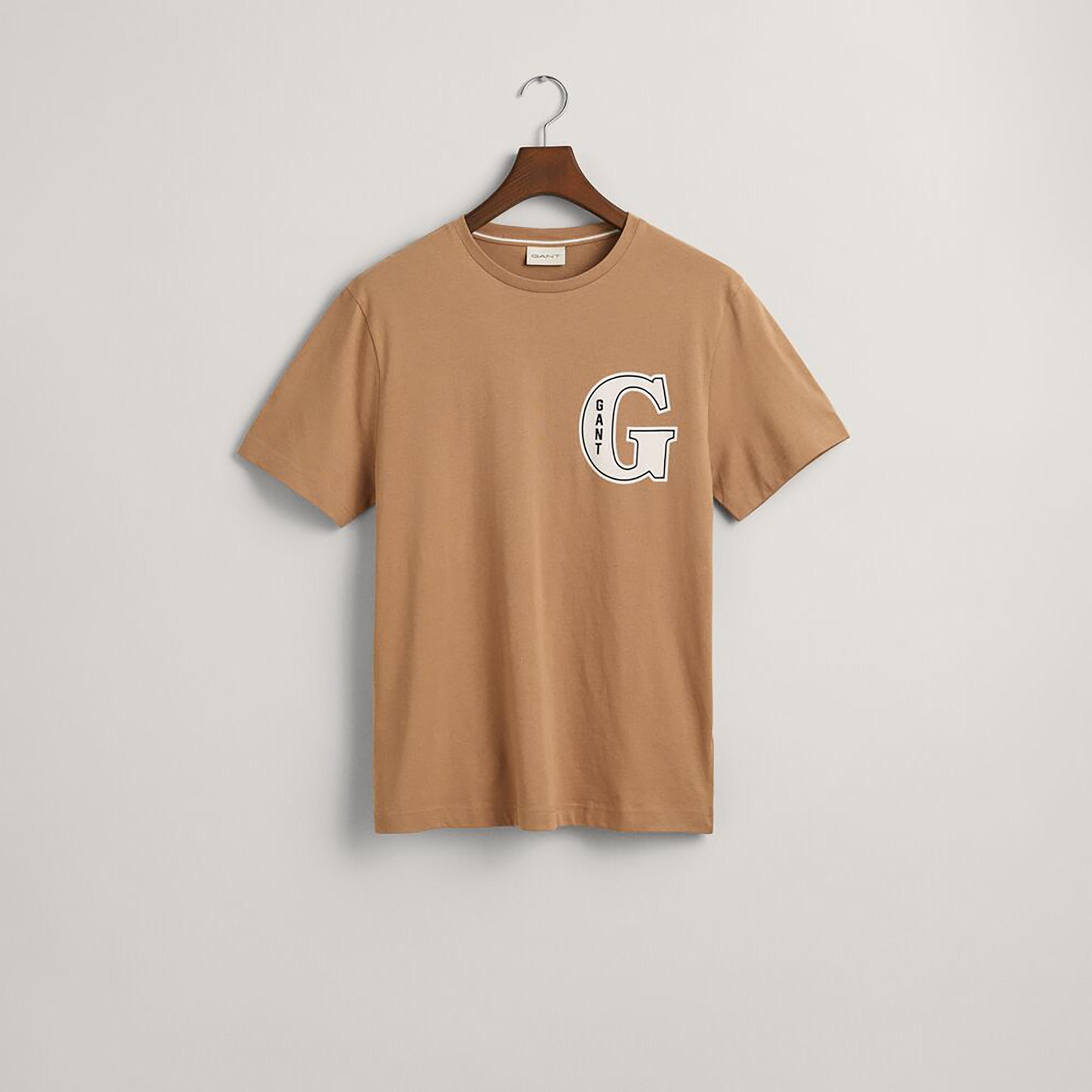 تي شيرت رجالي بأكمام قصيرة ورقبة مستديرة وطبعة نص Gant-men-clothing-tshirtsandpolos-tshirts-image-6