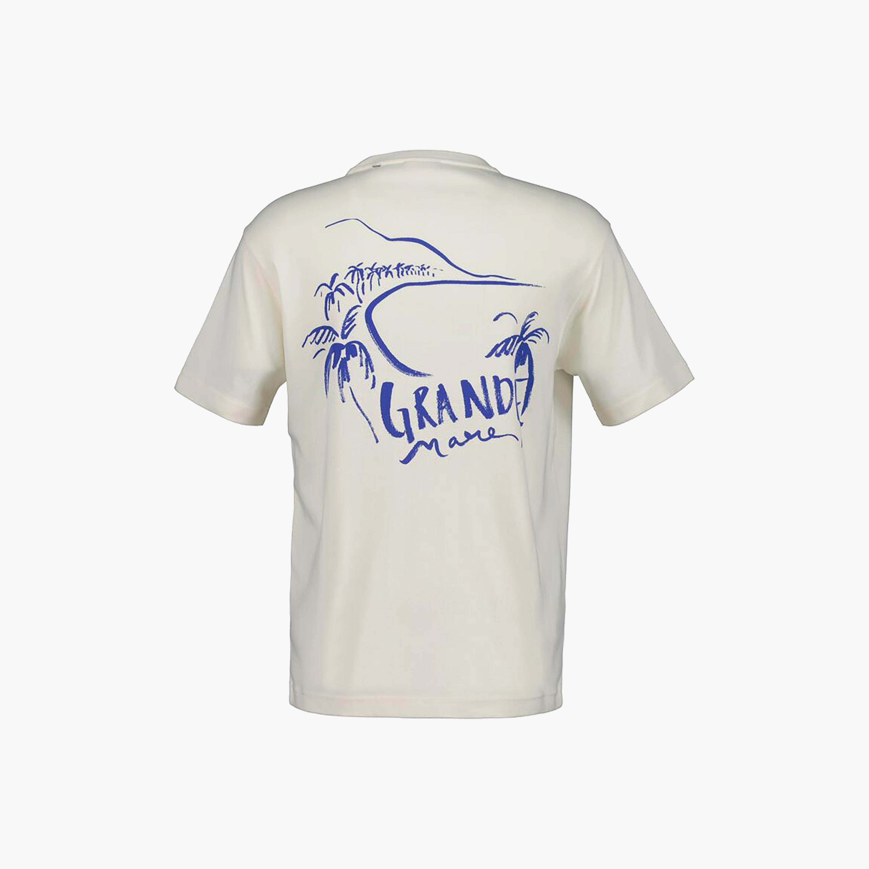 تي شيرت رجالي برقبة دائرية وأكمام قصيرة برسومات موسمية من Gant-men-clothing-tshirtsandpolos-tshirts-image-2