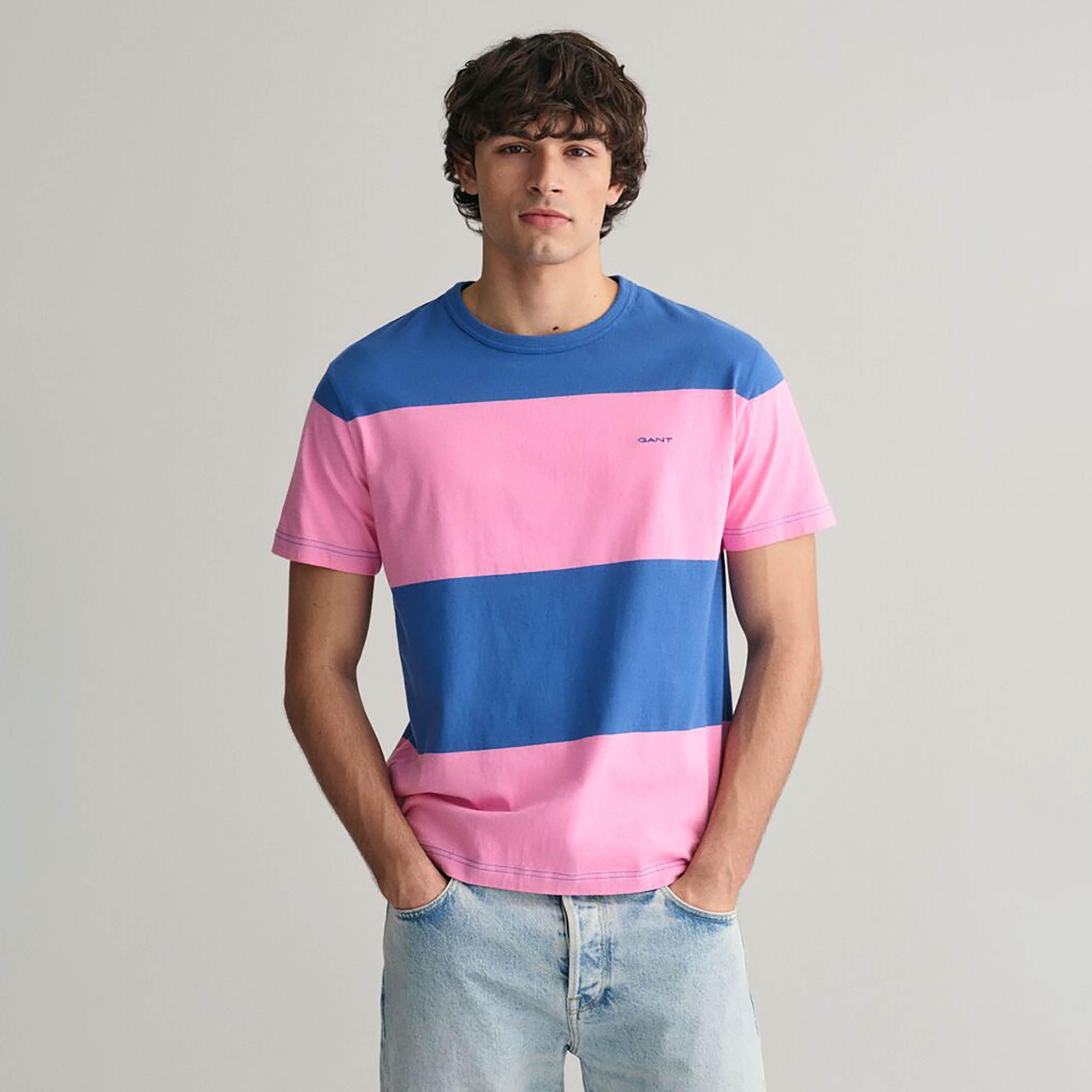 Gant Striped Round Neck Short Sleeves Men's T-Shirt-men-clothing-tshirtsandpolos-tshirts-image-11