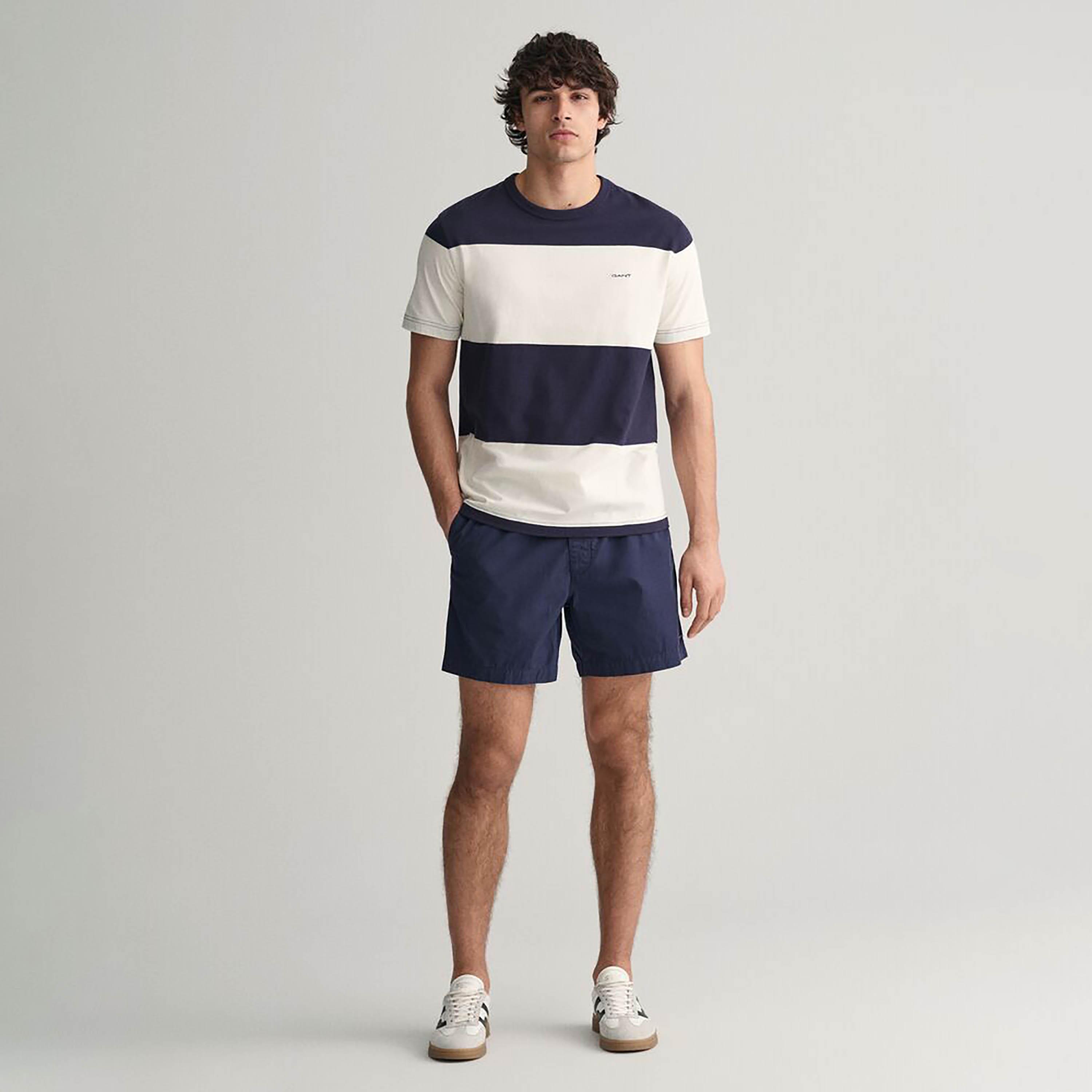 Gant Striped Round Neck Short Sleeves Men's T-Shirt-men-clothing-tshirtsandpolos-tshirts-image-7