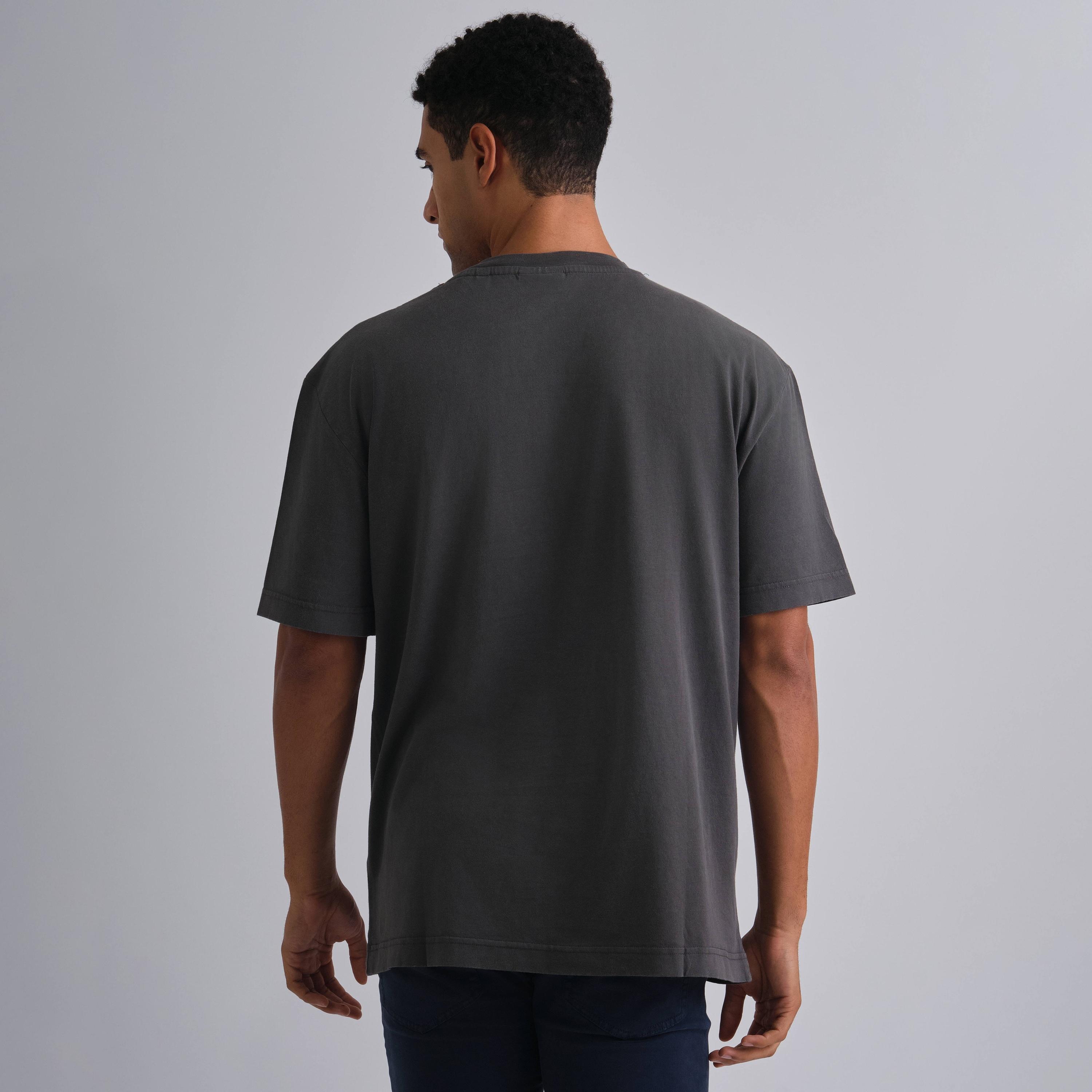 Gant Logo Print Round Neck Short Sleeves Men's T-Shirt-men-clothing-tshirtsandpolos-tshirts-image-3