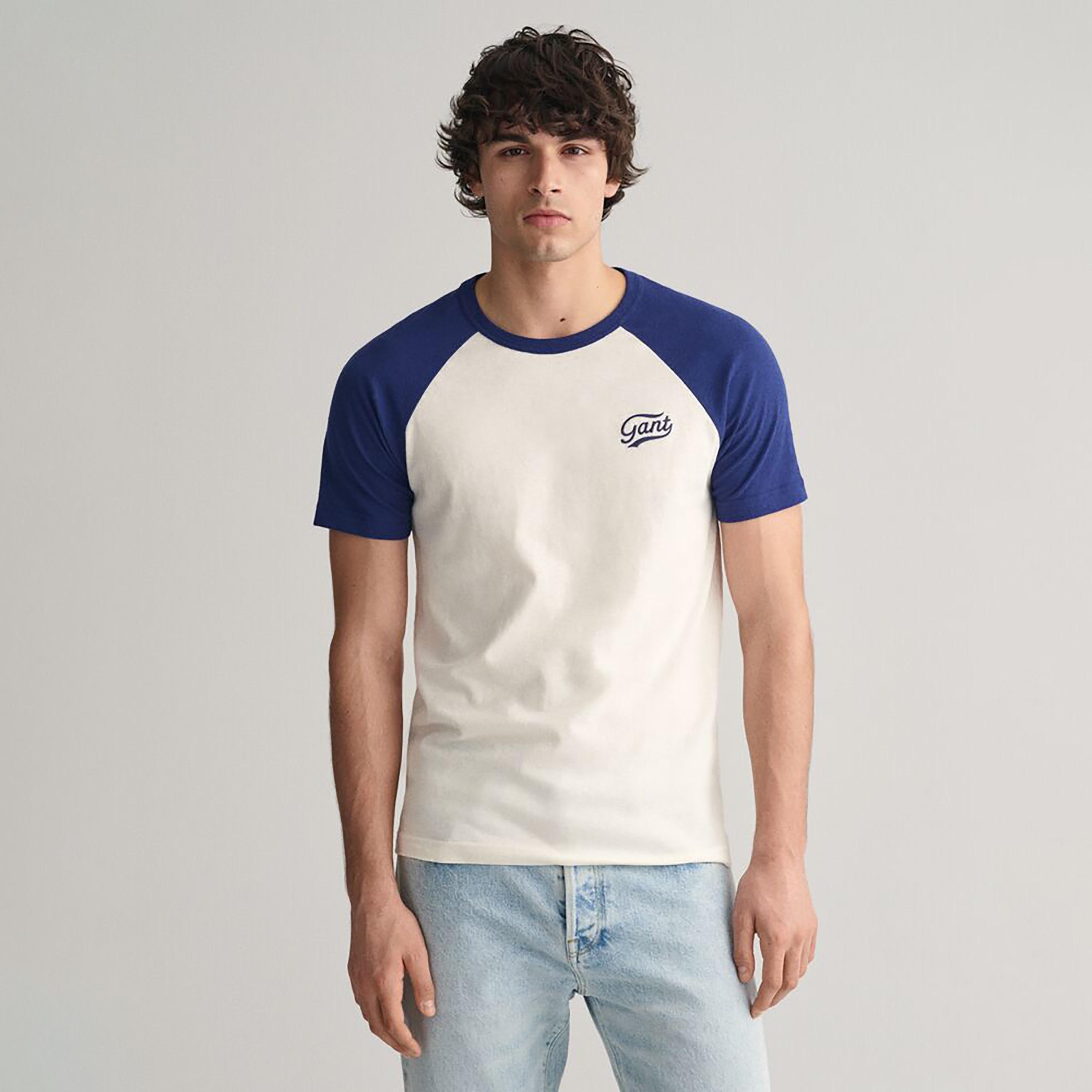 تي شيرت رجالي بأكمام قصيرة وياقة دائرية وأكمام قصيرة من غانت-men-clothing-tshirtsandpolos-tshirts-image-1