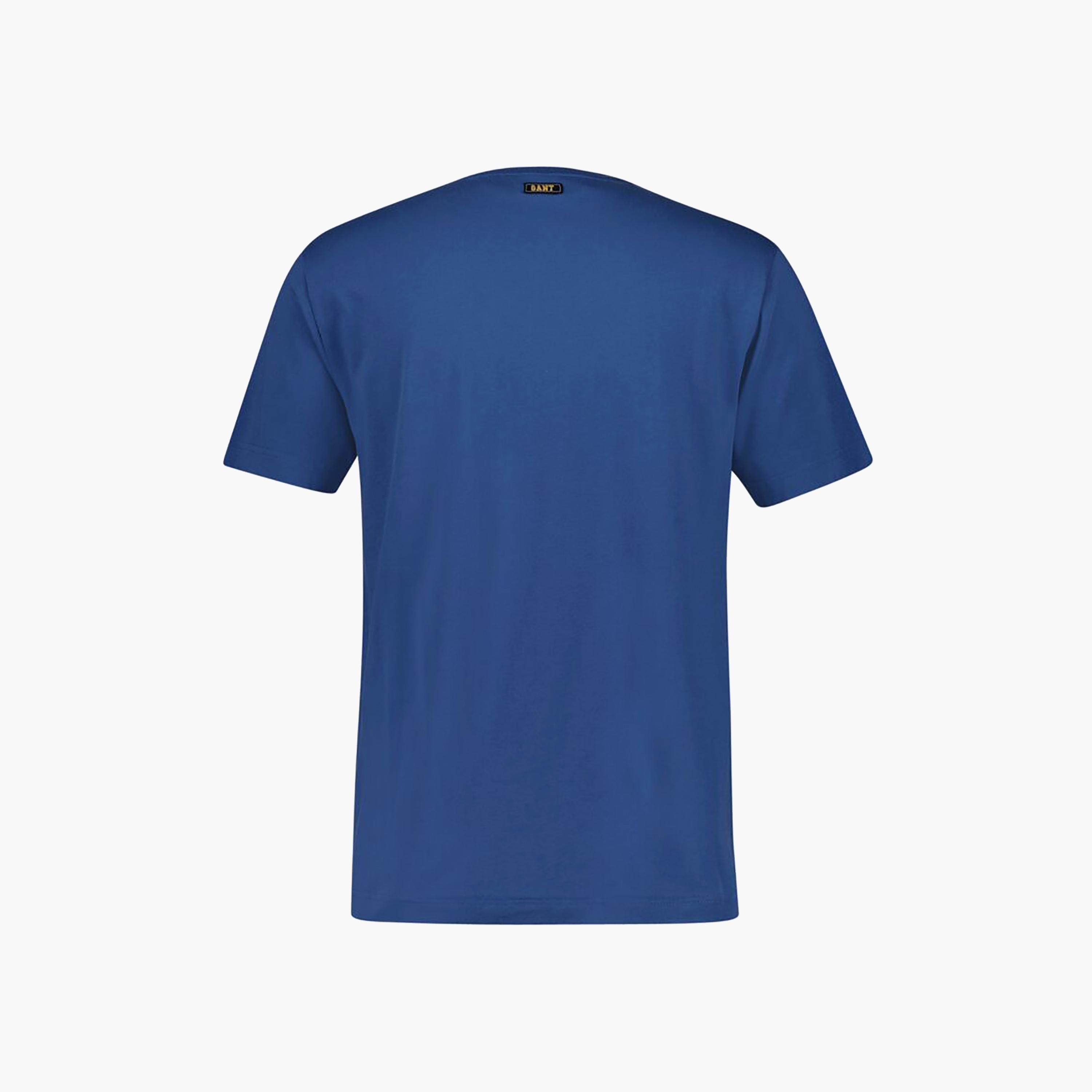 تي شيرت رجالي بأكمام قصيرة وياقة دائرية وطبعة شعار Gant-men-clothing-tshirtsandpolos-tshirts-image-8