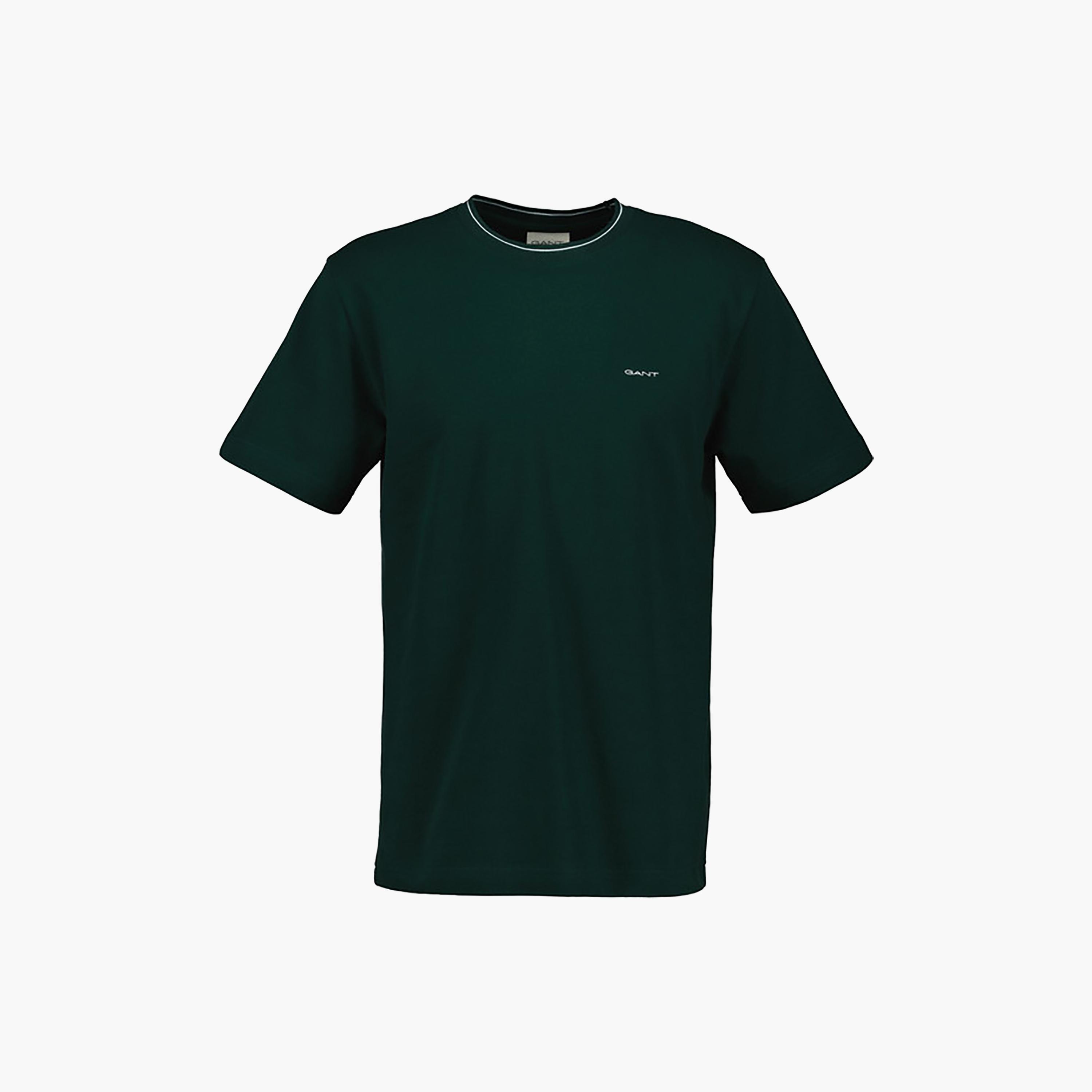 Gant Plain Round Neck Short Sleeves Men's T-Shirt-men-clothing-tshirtsandpolos-tshirts-image-1