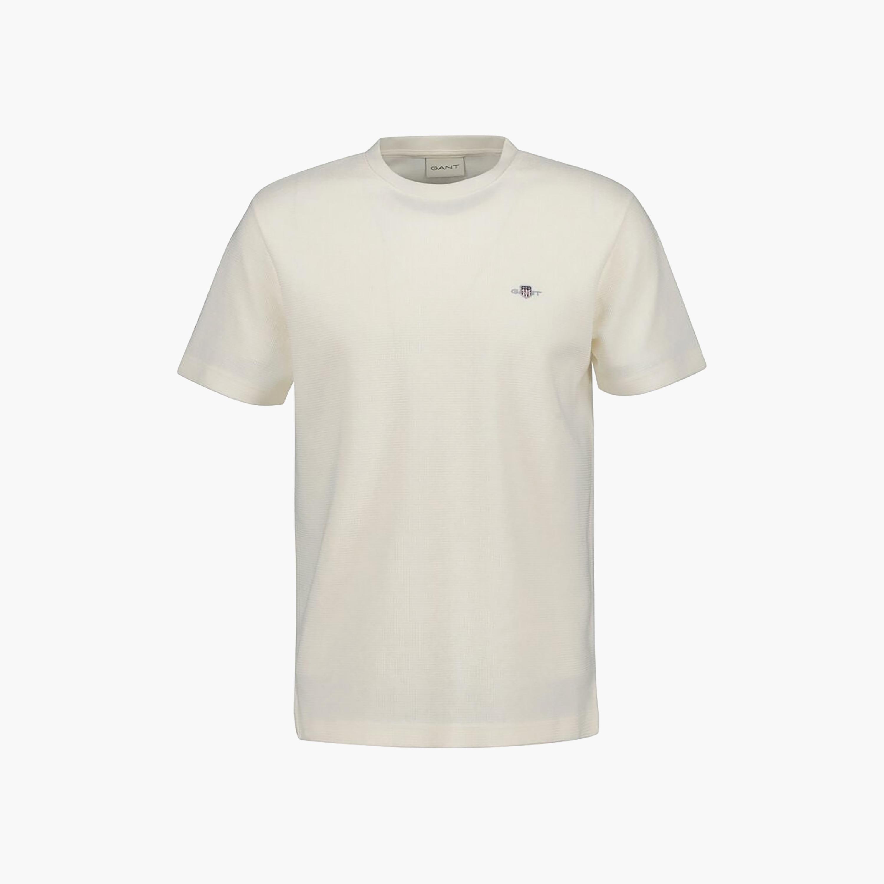 Gant Plain Round Neck Short Sleeves Men's T-Shirt-men-clothing-tshirtsandpolos-tshirts-image-1