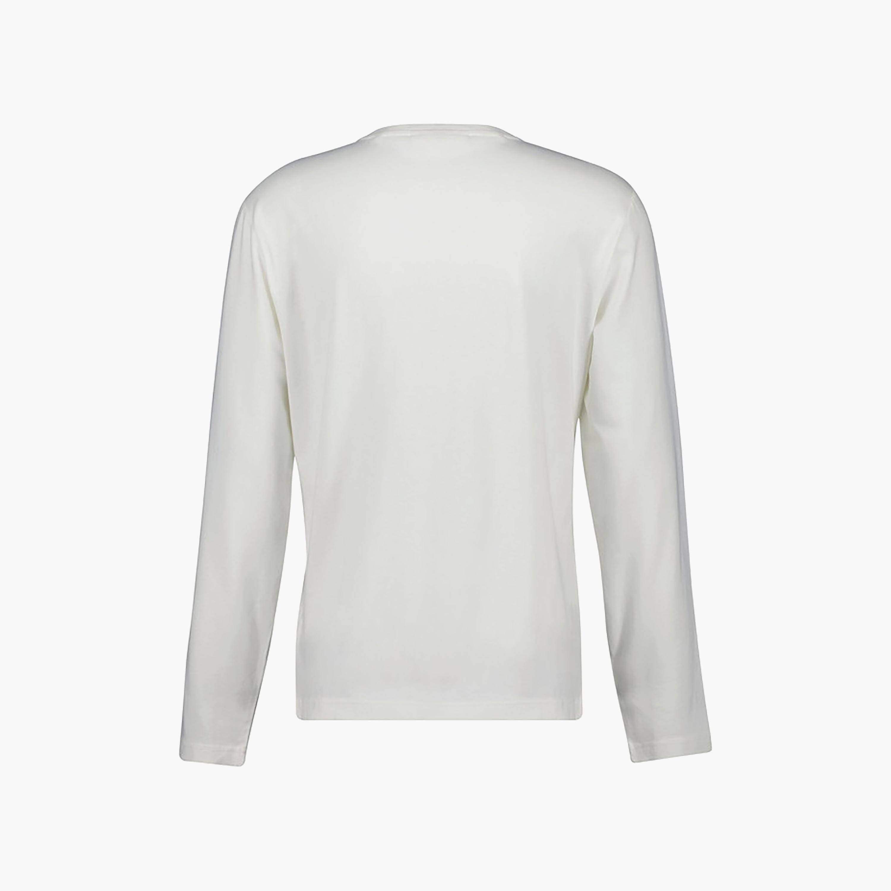 Gant Embossed Logo Round Neck Long Sleeves Men's T-Shirt-men-clothing-tshirtsandpolos-tshirts-image-2