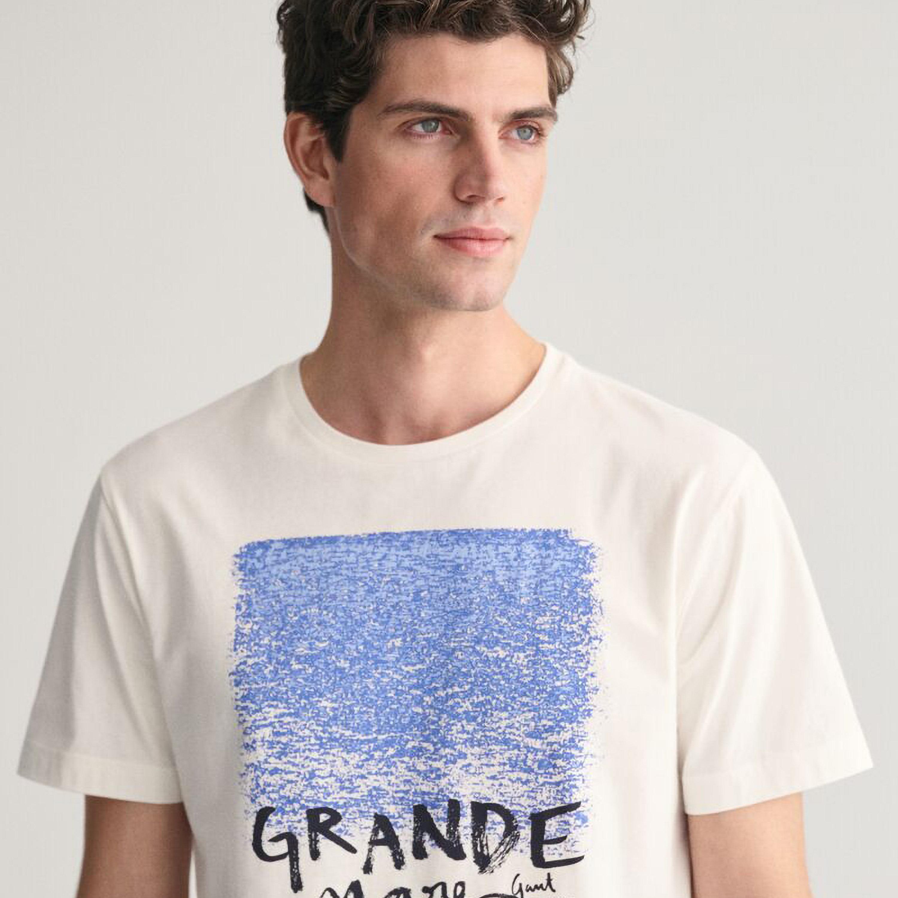 تي شيرت رجالي مطبوع برقبة دائرية وأكمام قصيرة من غانت-men-clothing-tshirtsandpolos-tshirts-image-3