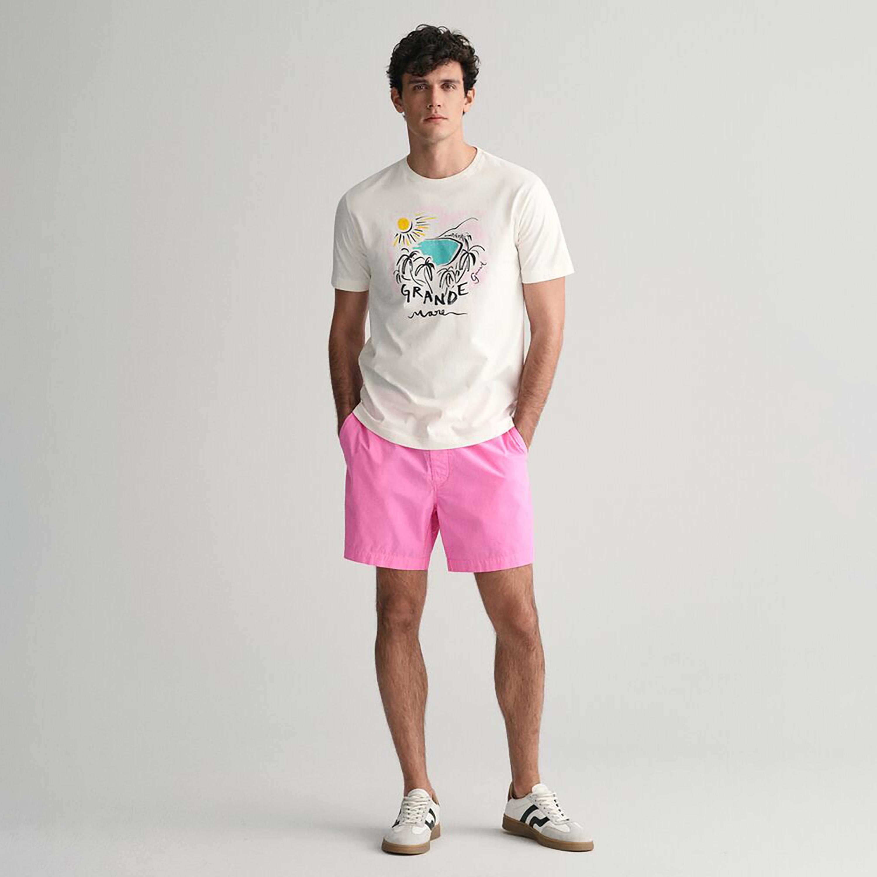Gant Printed Round Neck Short Sleeves Men's T-Shirt-men-clothing-tshirtsandpolos-tshirts-image-2