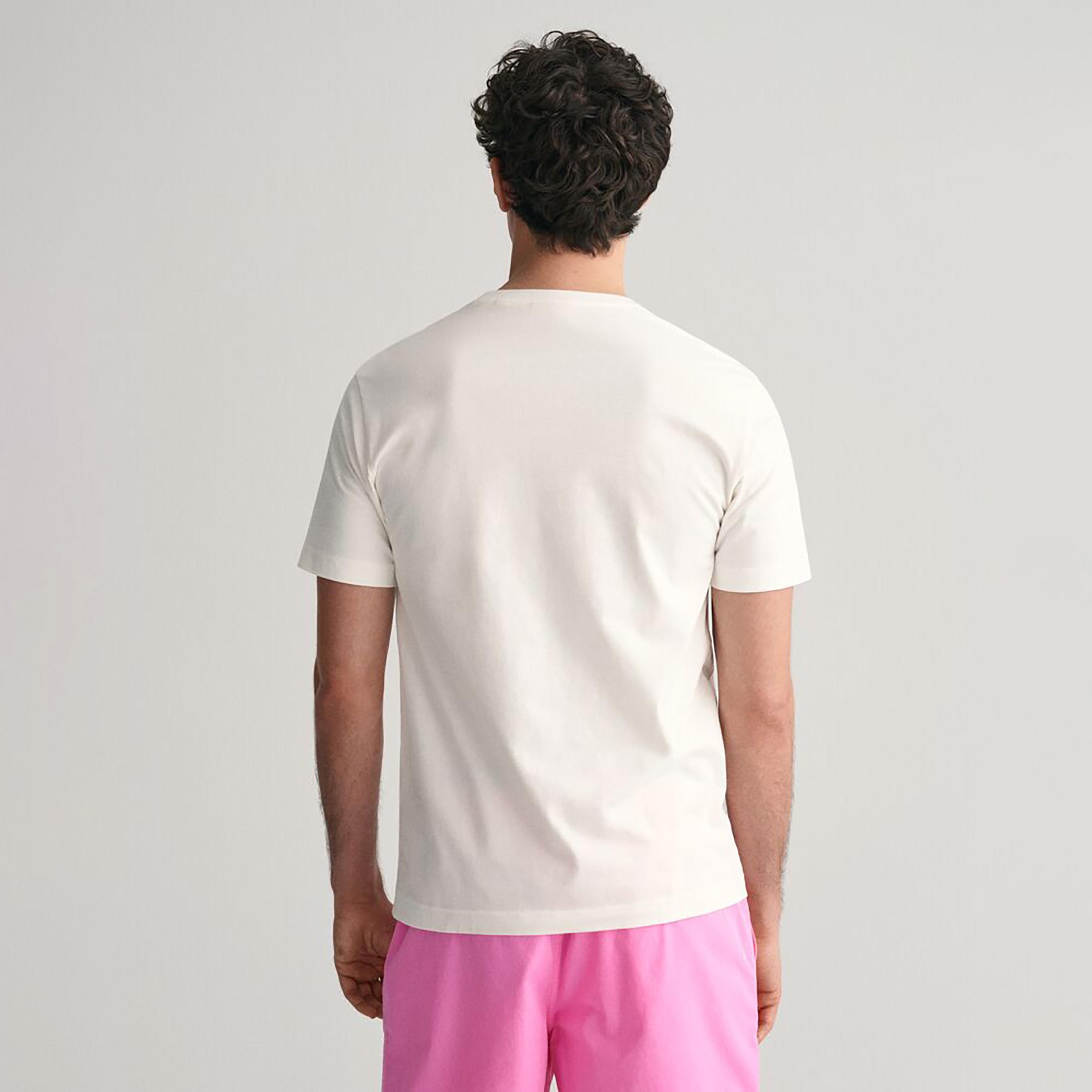 Gant Printed Round Neck Short Sleeves Men's T-Shirt-men-clothing-tshirtsandpolos-tshirts-image-4