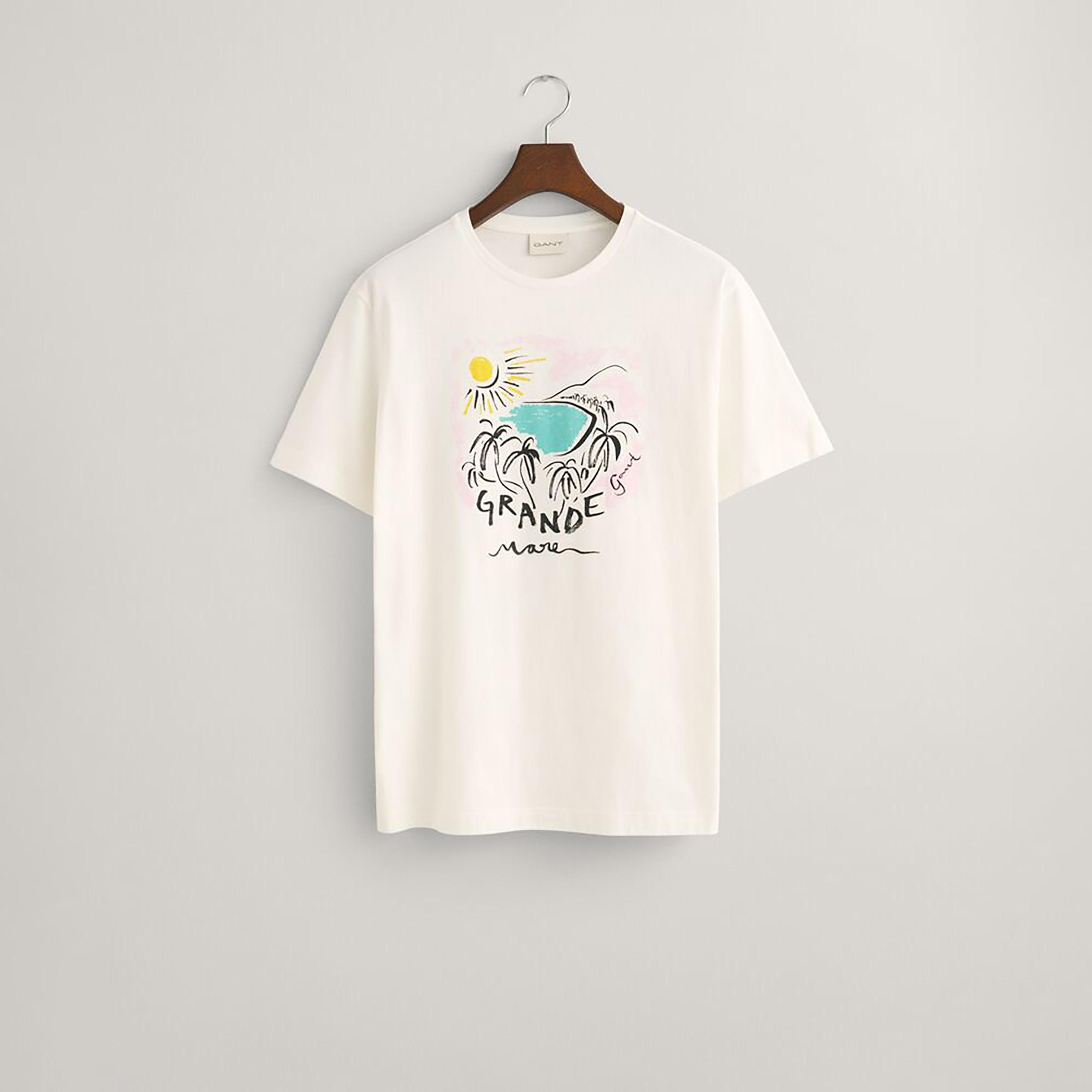 Gant Printed Round Neck Short Sleeves Men's T-Shirt-men-clothing-tshirtsandpolos-tshirts-image-5