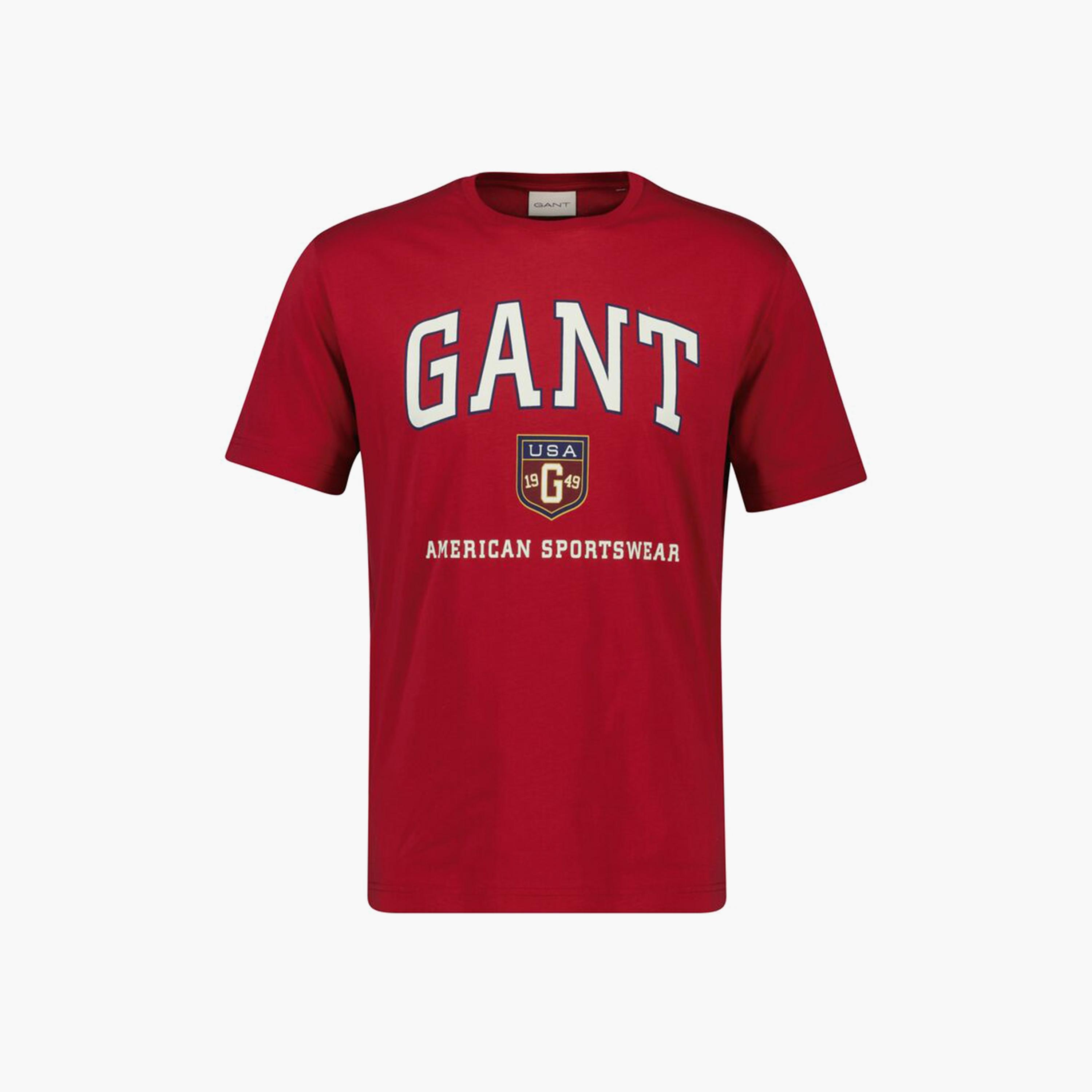 Gant Printed Crew Neck Short Sleeves Men's T-Shirt-men-clothing-tshirtsandpolos-tshirts-image-4