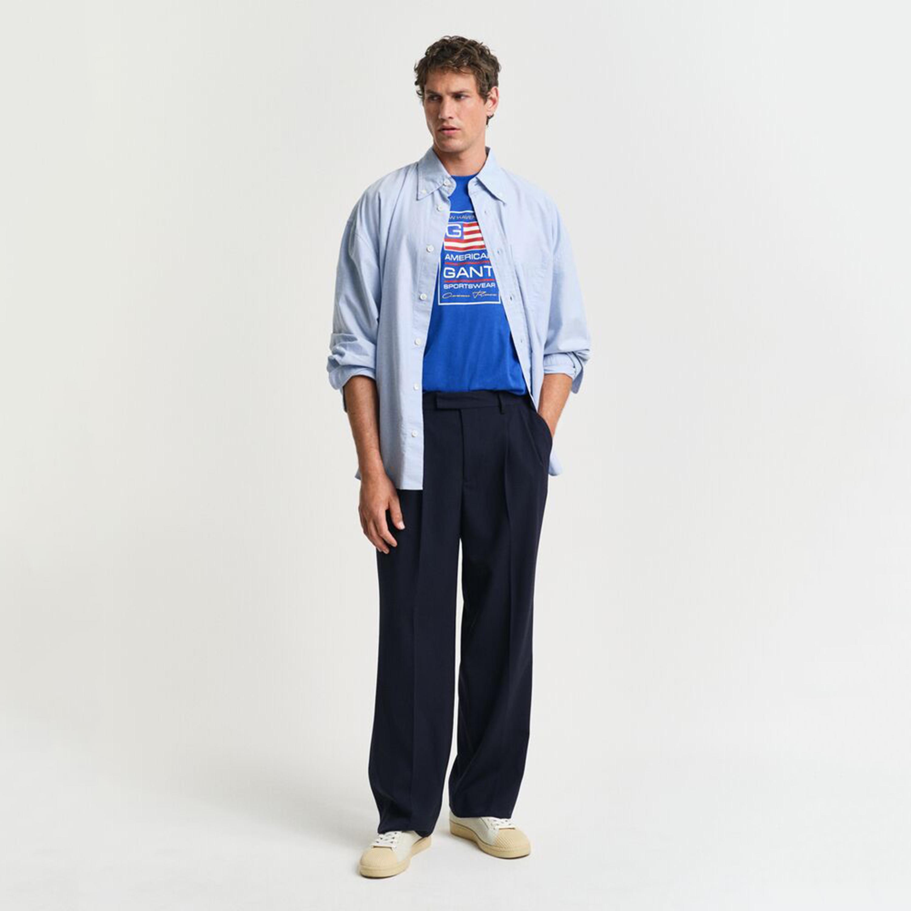 Gant Graphic Print Crew Neck Short Sleeves Men's T-Shirt-men-clothing-tshirtsandpolos-tshirts-image-2