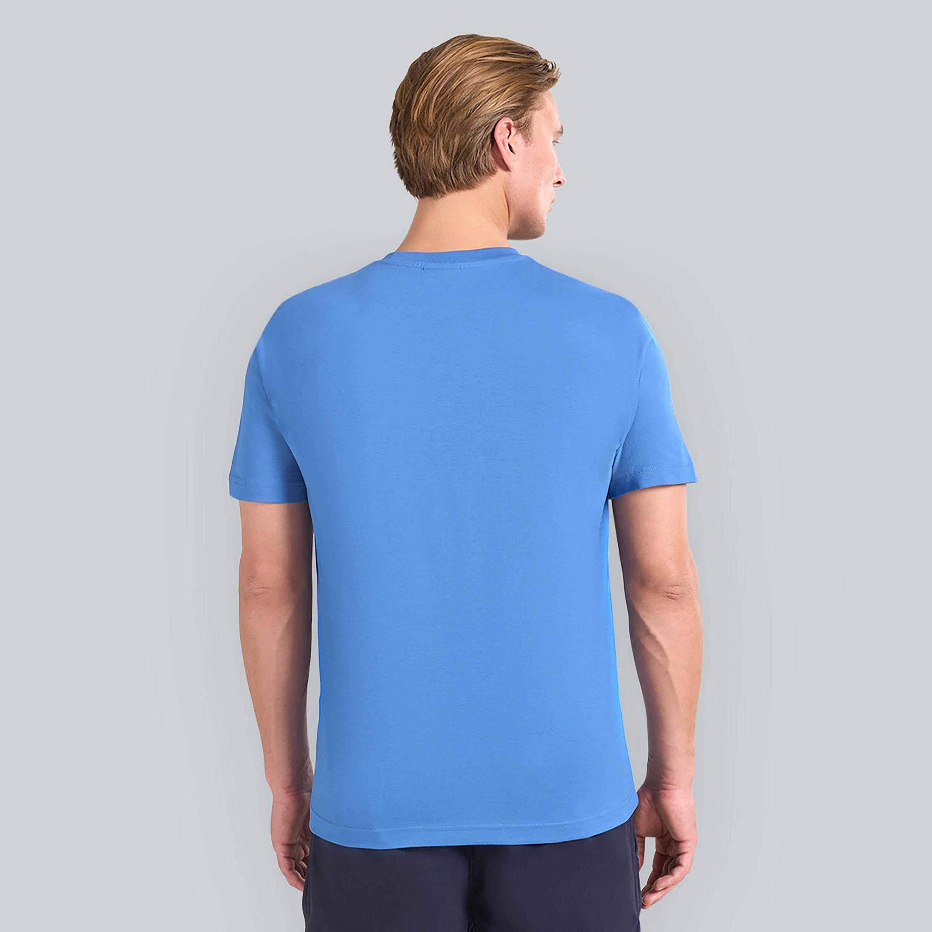 تيشيرت رجالي بياقة دائرية وأكمام قصيرة ومطبوع من جانت.-men-clothing-tshirtsandpolos-tshirts-image-4